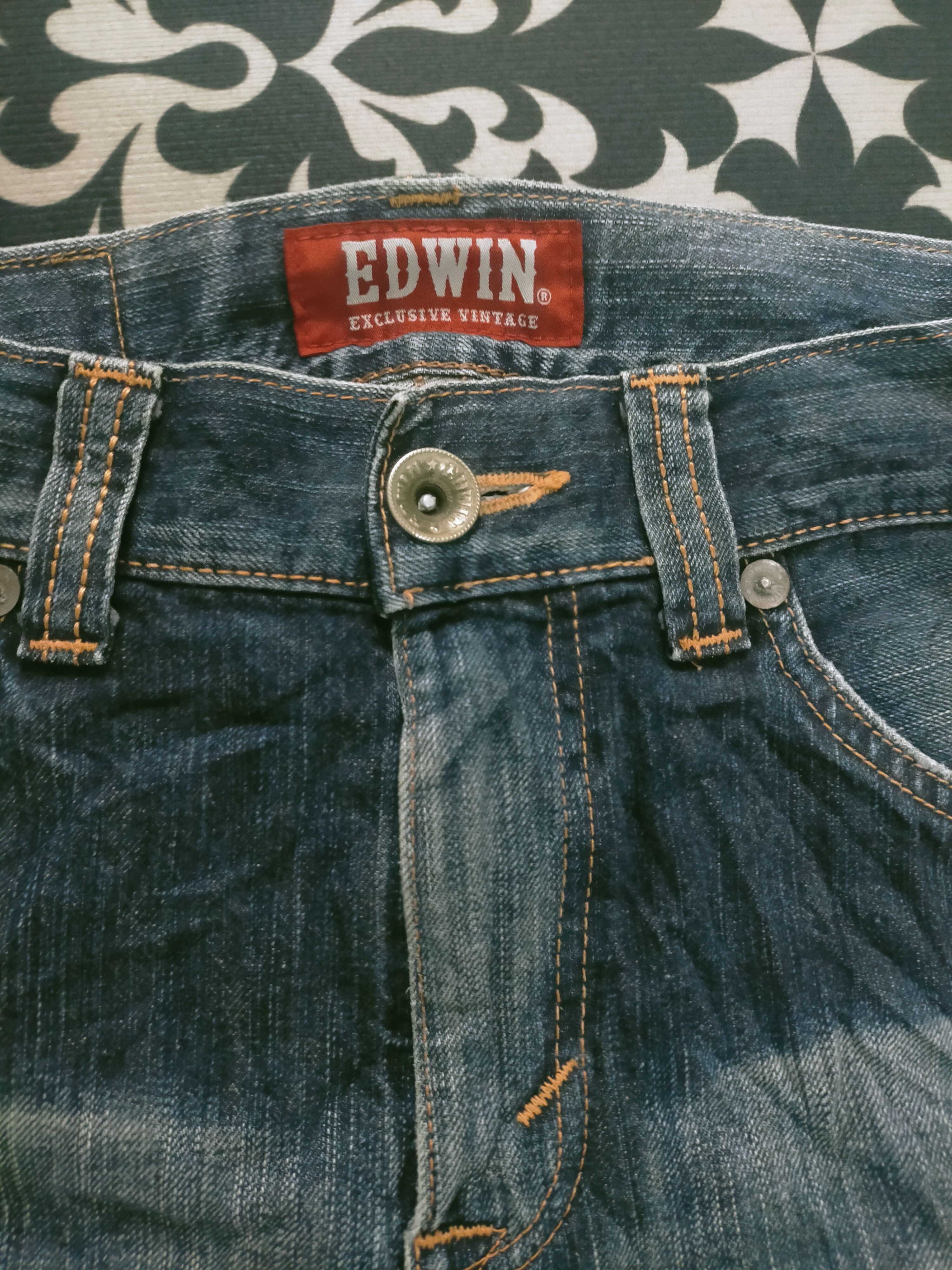 Edwin × Japanese Brand 🔥 Mudwash Distressed Edwin XV Jeans Size US 33 - 7 Thumbnail