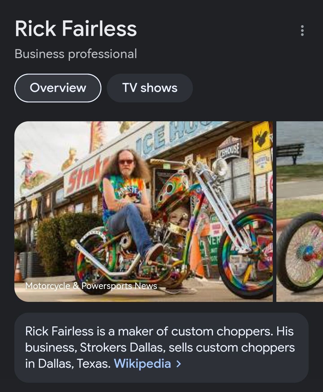 Hanes × Vintage × West Coast Choppers Vintage RICK FAIRLESS STROKERS DALLAS CUSTOM CHOPPERS Tee Size US XXL / EU 58 / 5 - 7 Thumbnail