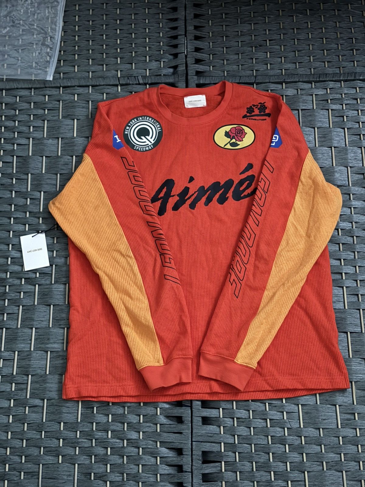Aime Leon Dore Aime Leon Dore Mesh Moto Long Sleeve Size US M / EU 48-50 / 2 - 2 Thumbnail