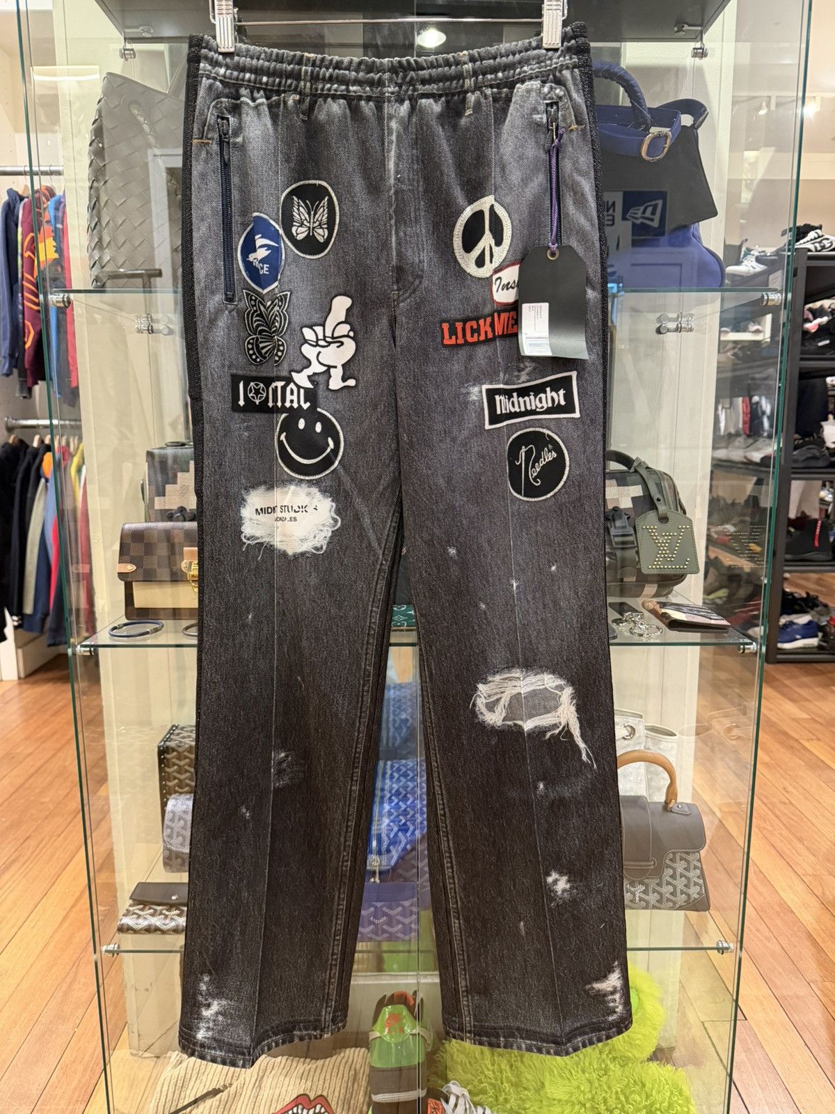 Needles Needles X Midnight Studios Track Pants Size US 30 / EU 46 - 1 Thumbnail