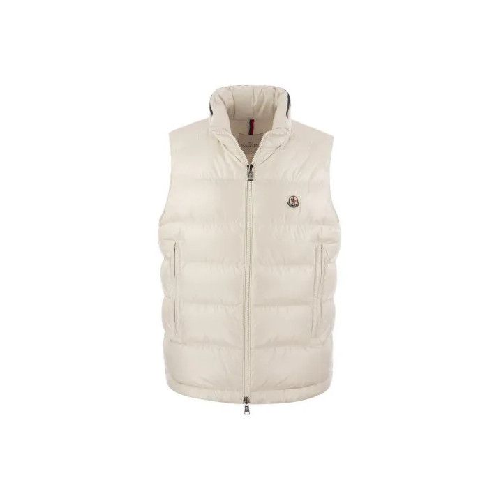 Moncler Moncler SS23 Ouse Men's White Down Vest Size US L / EU 52-54 / 3 - 1 Thumbnail