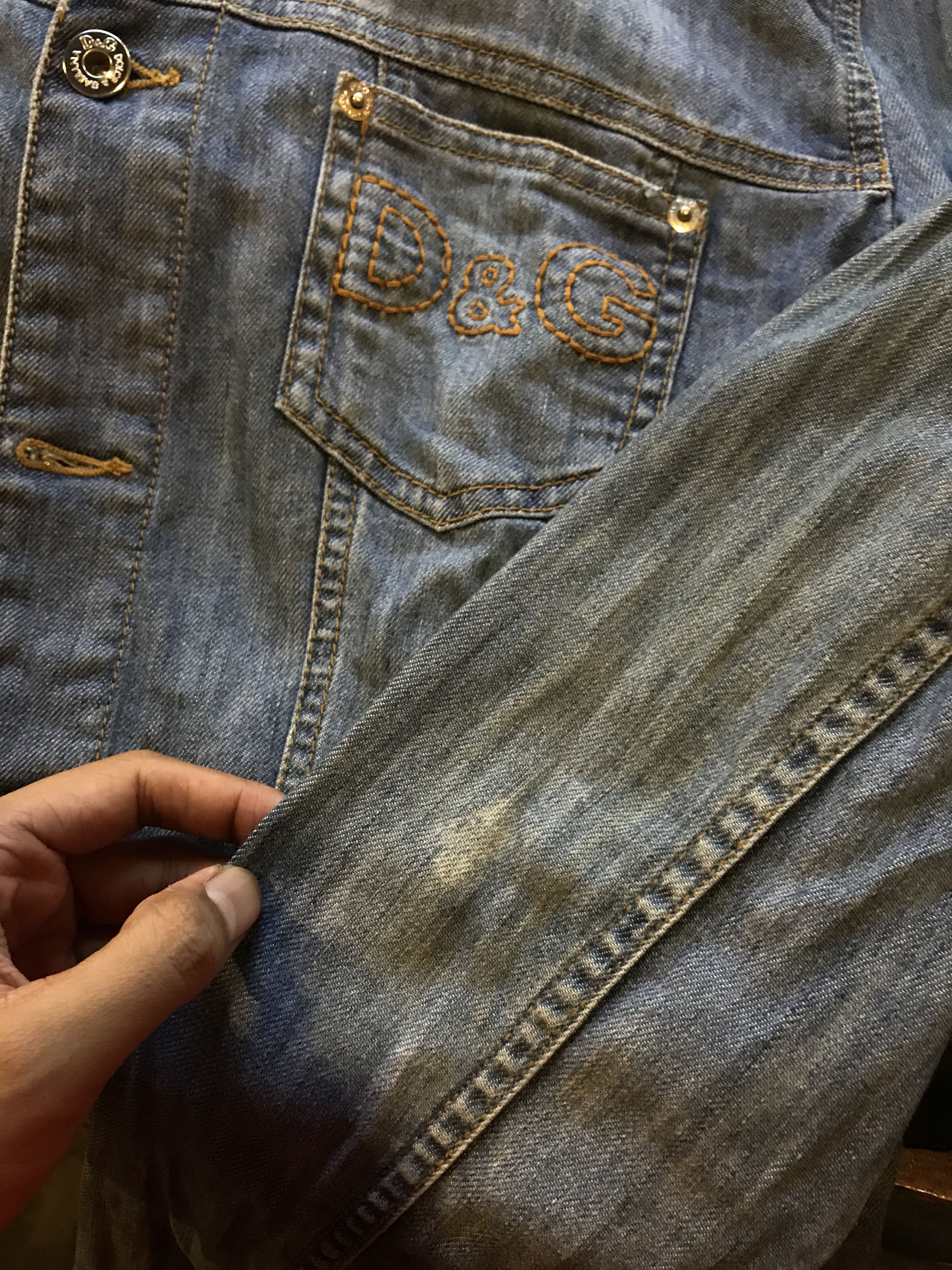 Dolce & Gabbana D & G DOLCE & GABBANA Denim Jacket Size M / US 6-8 / IT 42-44 - 8 Thumbnail