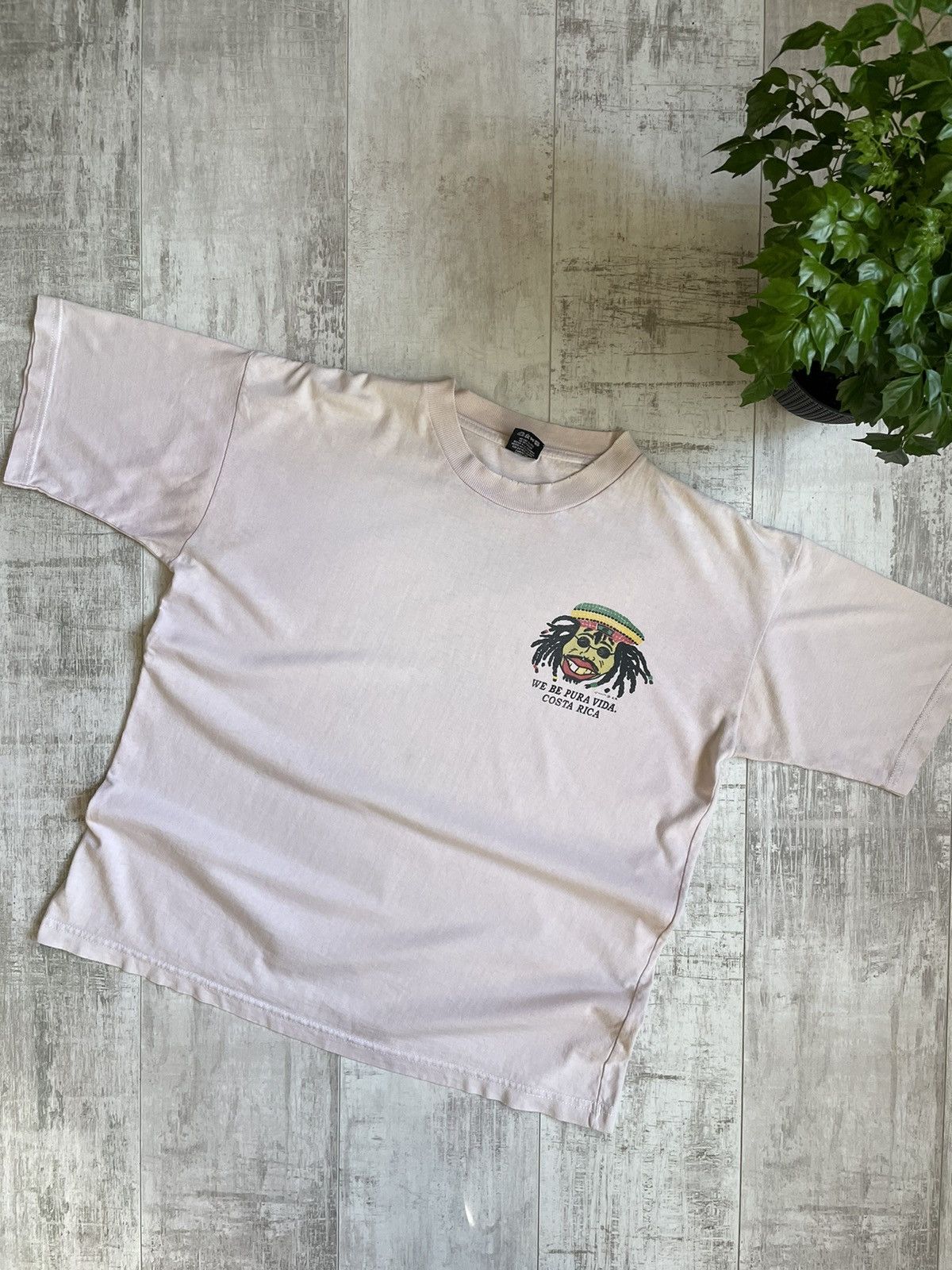 Vintage Vintage Y2K Rasta Smoke Weed Tee Crazy Bob Marley Size US L / EU 52-54 / 3 - 1 Thumbnail