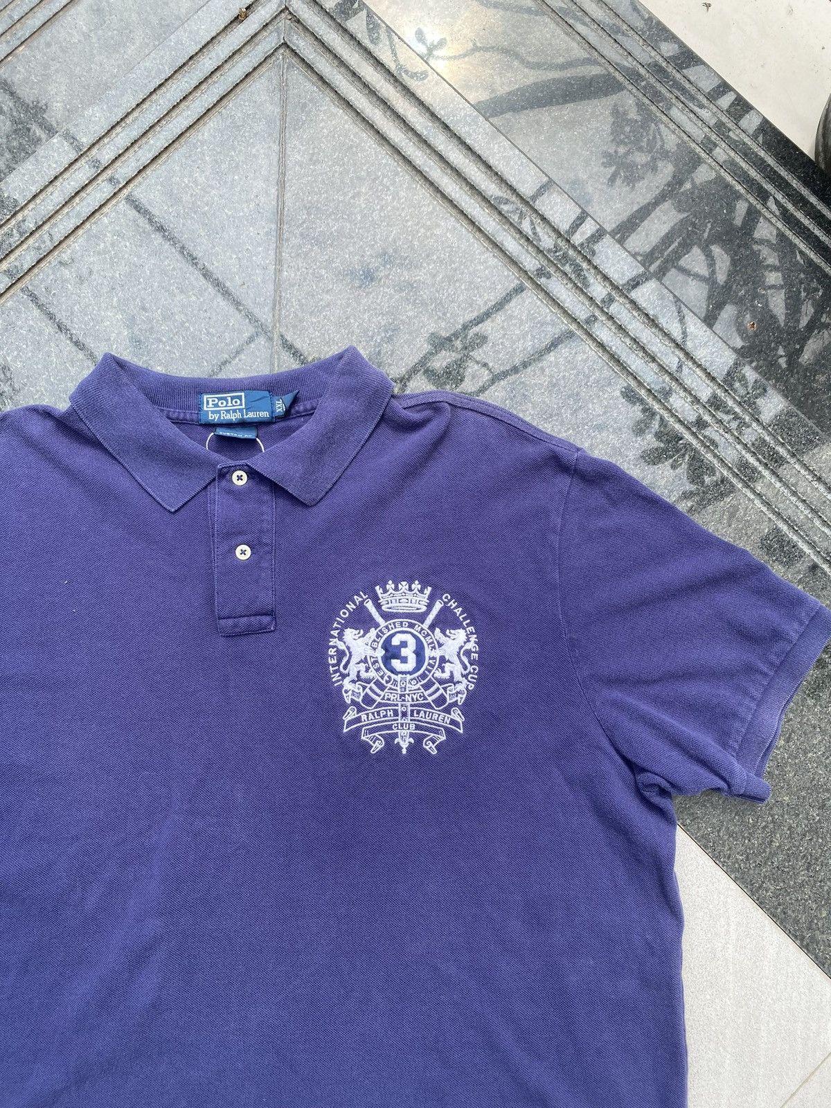 Polo Ralph Lauren × Vintage 90’s POLO RL CASUAL RARE BIG LOGO Y2K RETRO POLO TEE TSHIRT Size US XXL / EU 58 / 5 - 2 Thumbnail