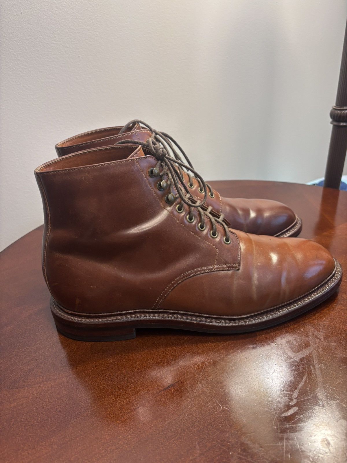 Grant Stone Edward Boot, Honey Glazed Shell, 10.5e in Brown, Men's — image 2 of 6