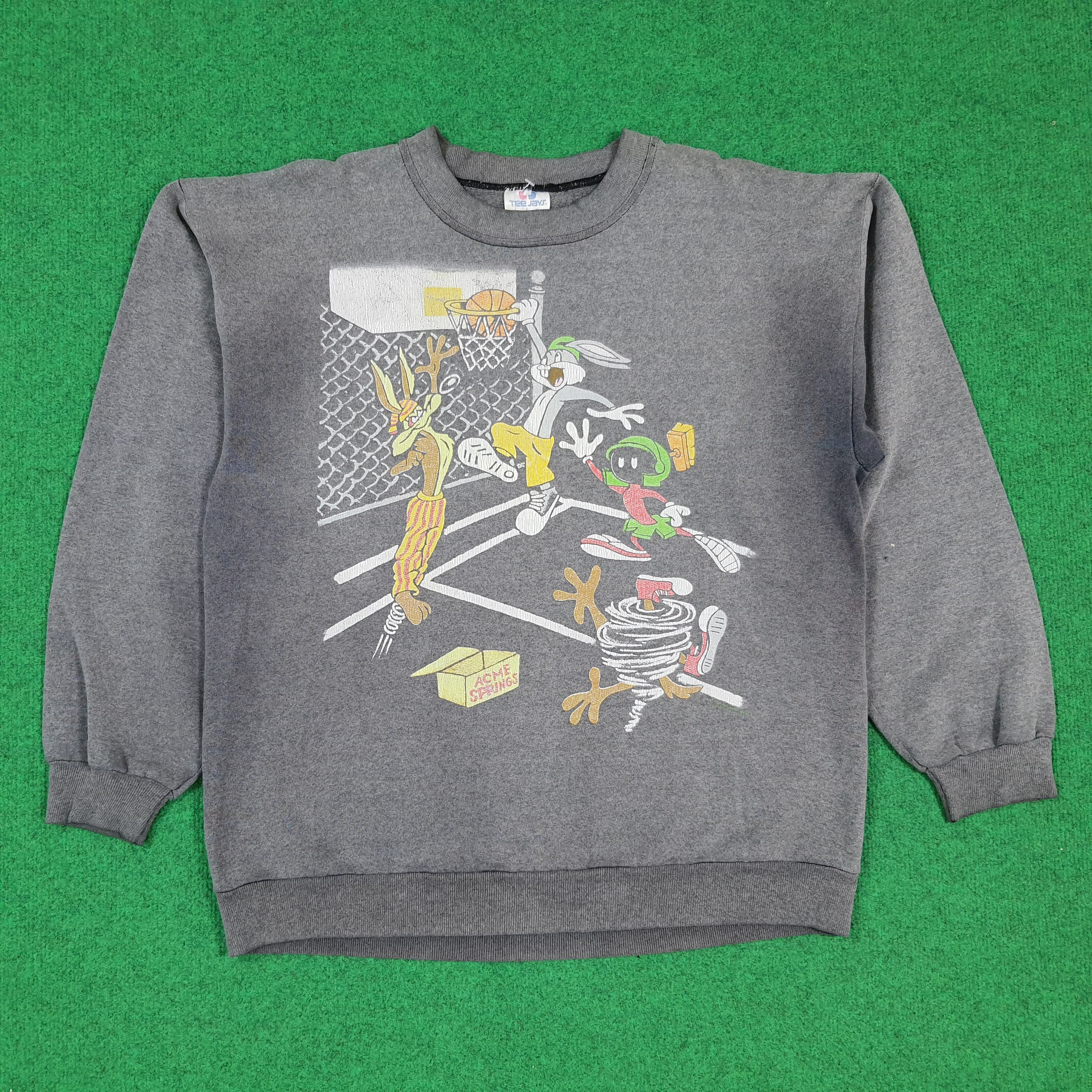 TEE JAYS Vintage Looney Tunes NBA Graphic Sweatshirt C300N25 Size US M / EU 48-50 / 2 - 1 Thumbnail