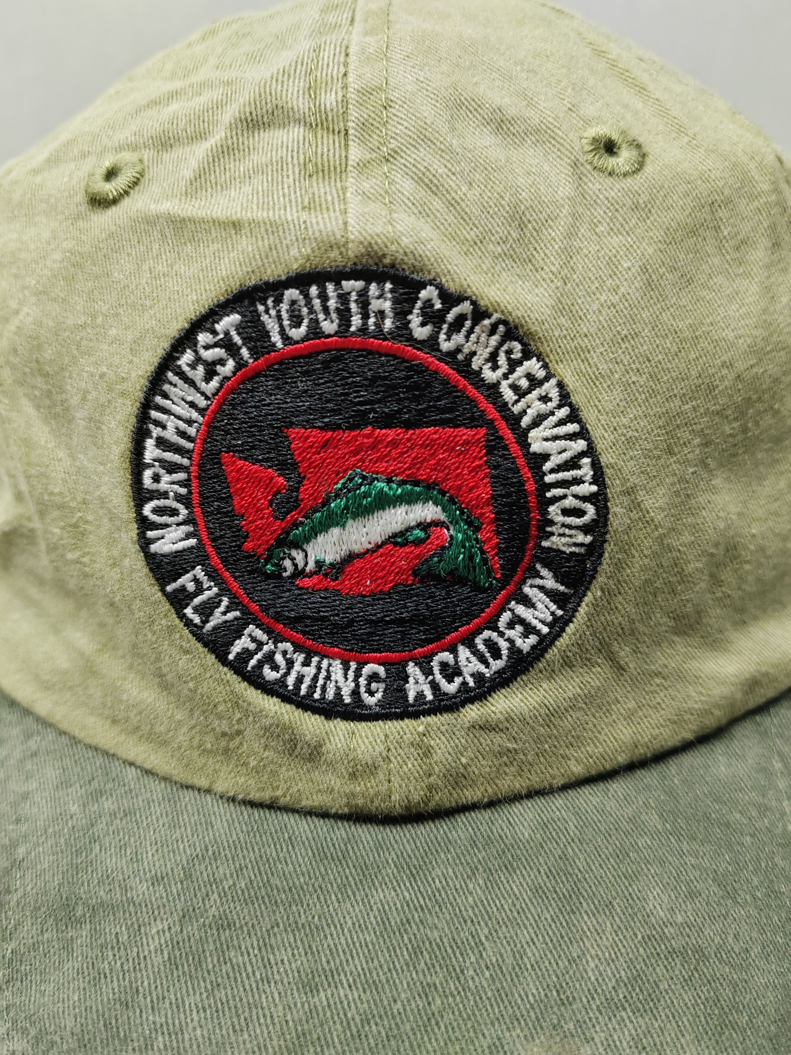 Japanese Brand Vintage Fly Fishing Academy Cap Hat Size ONE SIZE - 3 Thumbnail