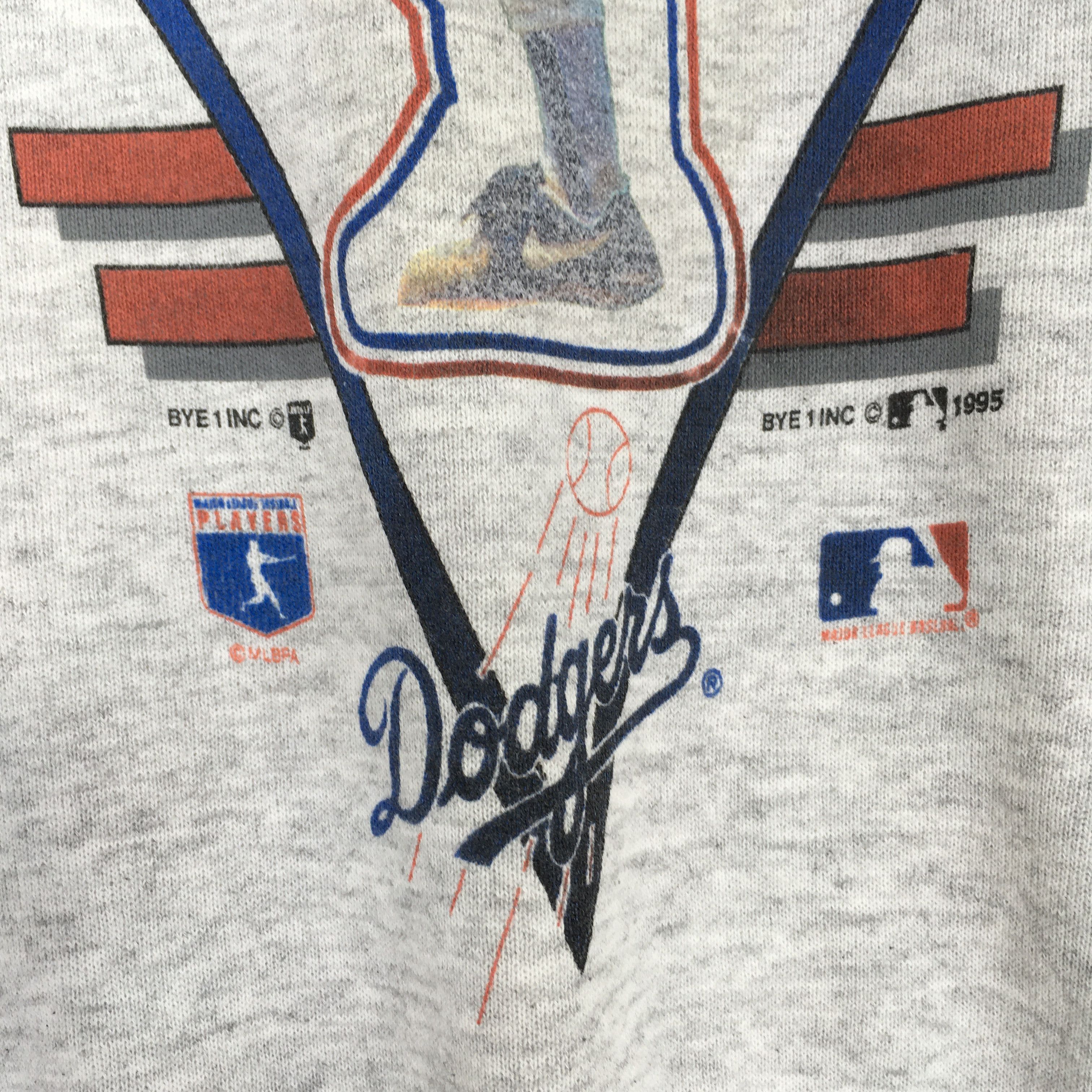 MLB × Vintage Vintage 90s Los Angeles Dodgers MLB Sweatshirt Large Size US L / EU 52-54 / 3 - 3 Thumbnail