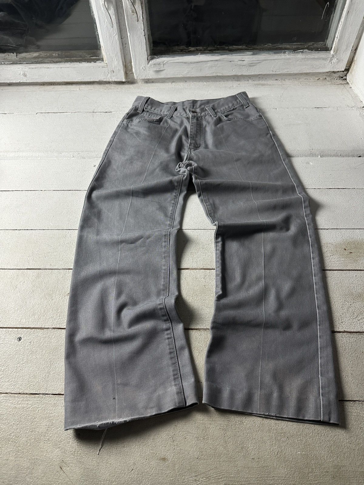 Levi's 🚨VNTG Levis Jeans STA PREST LEGEND y2k GRAY DENIM Size US 27 - 1 Thumbnail