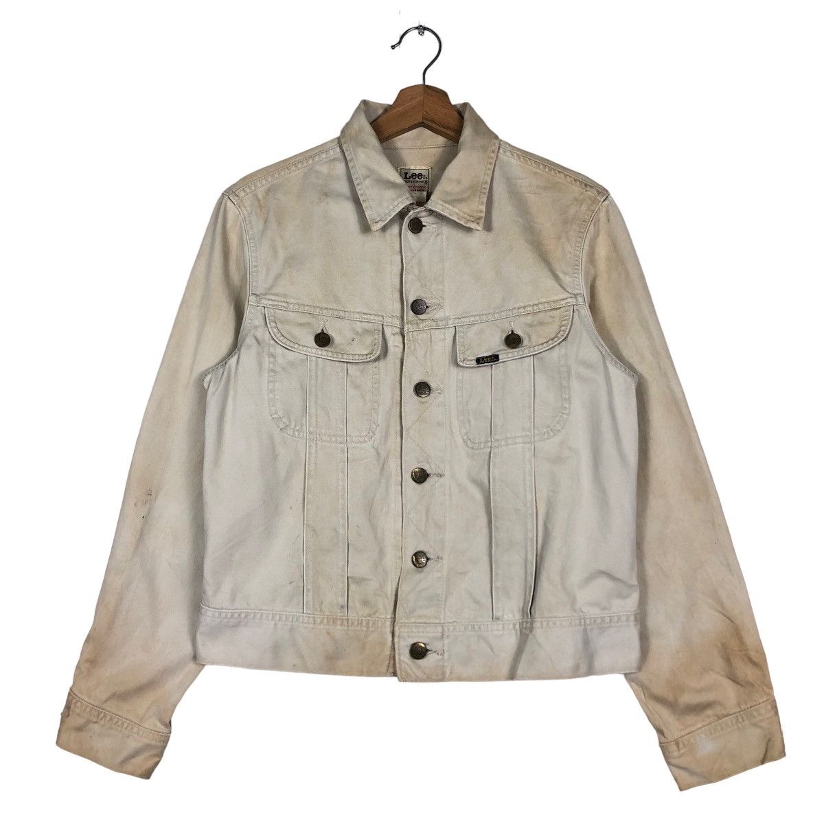 Japanese Brand 🔥Vintage Cropped Biker Trucker Jacket Lee Western Usa Size US M / EU 48-50 / 2 - 1 Thumbnail
