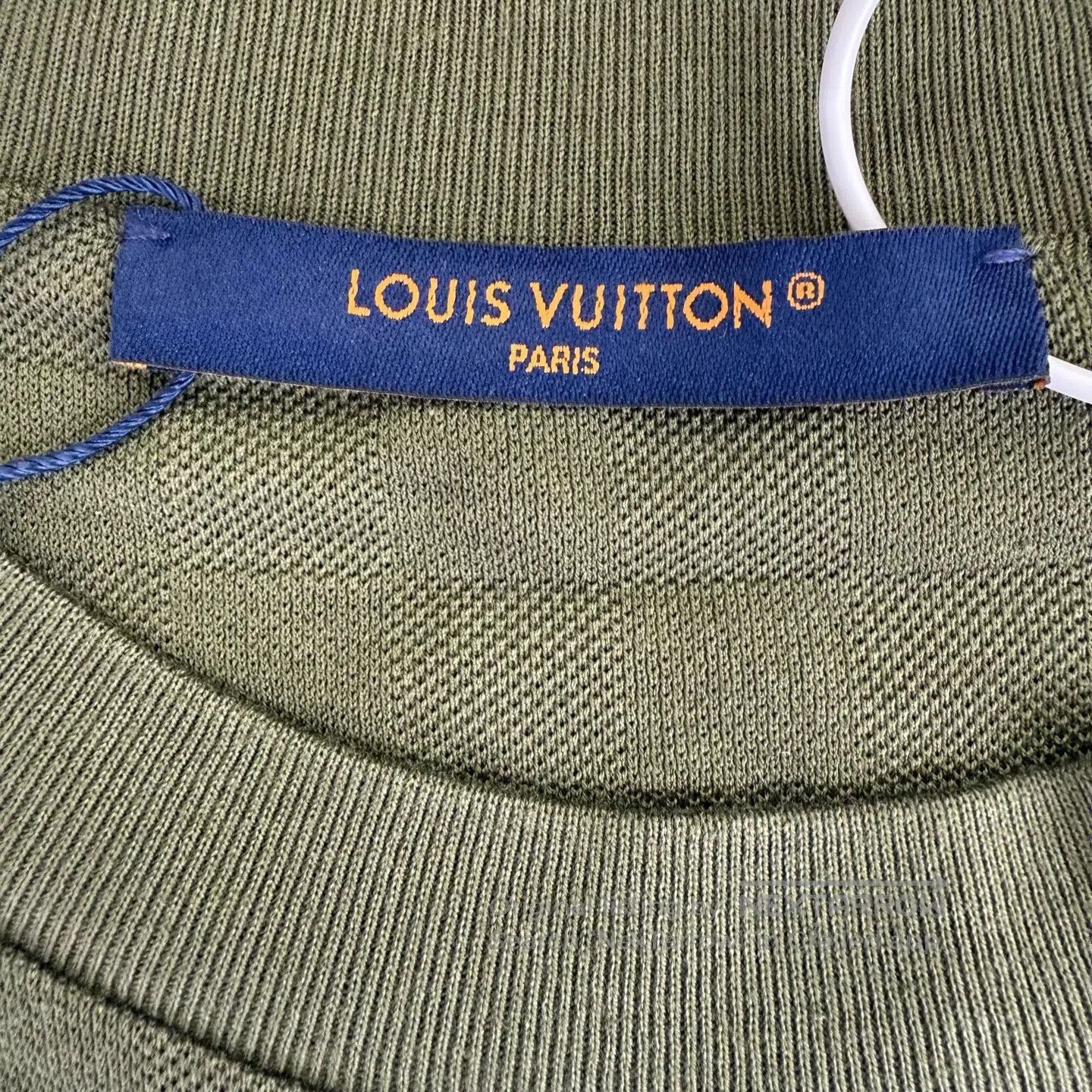 Louis Vuitton Louis Vuitton SS25 Solid Color Round Neck Jacquard Embroid Size US M / EU 48-50 / 2 - 3 Thumbnail