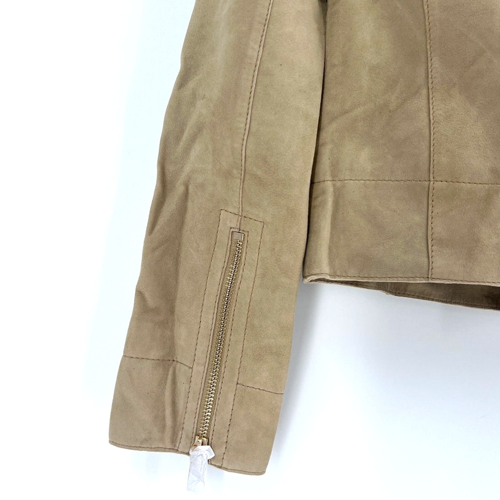 Reiss Reiss Women's Madeline Suede Biker Jacket 6 Size M / US 6-8 / IT 42-44 - 7 Thumbnail