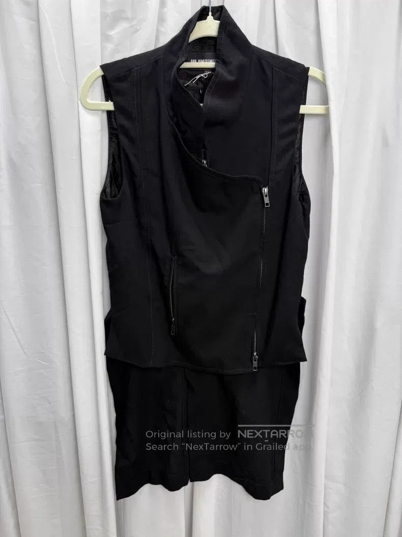 Ann Demeulemeester Ann Demeulemeester Double zip sleeveless vest with layered Size 4XL / US 24-26 - 1 Thumbnail