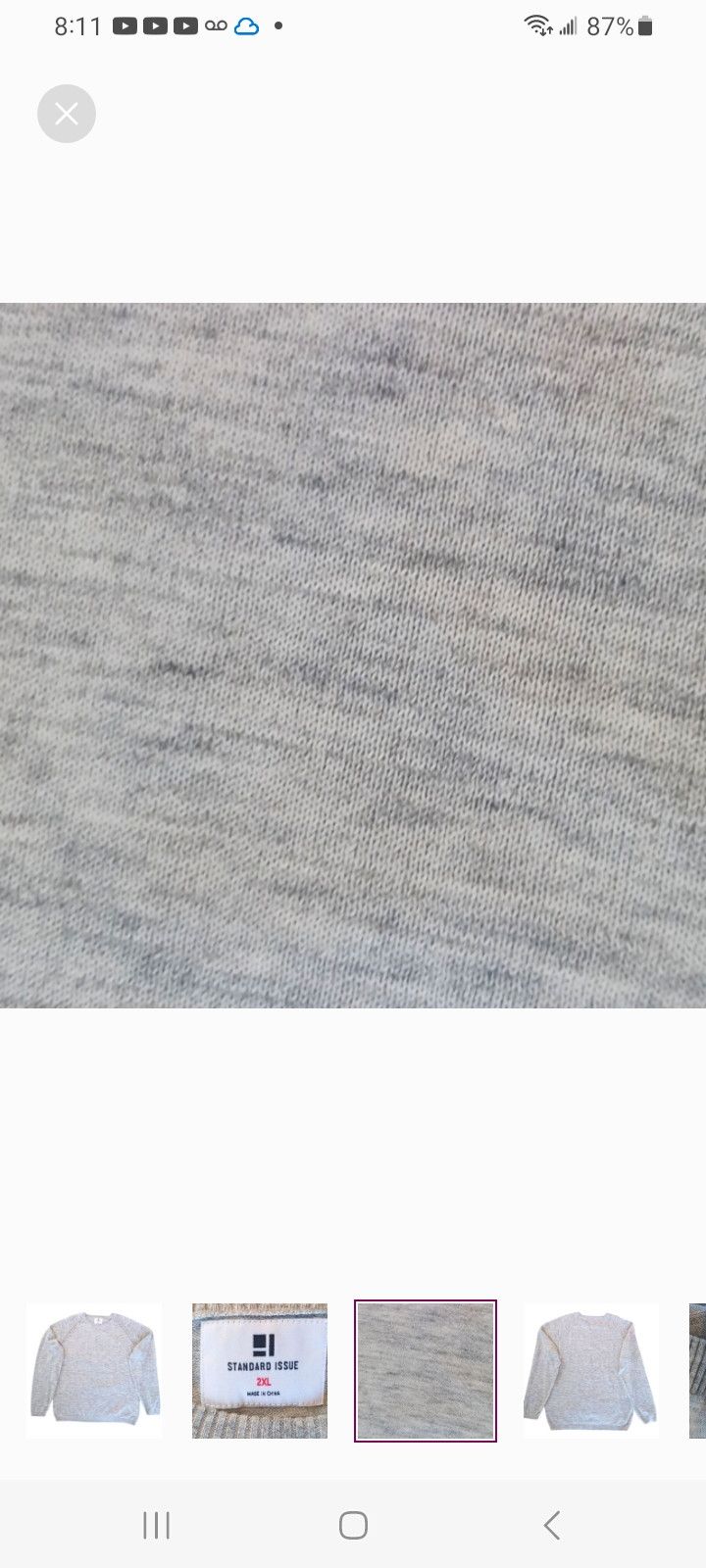 Standard Issue Standard Issue Crew Neck Sweater Size US XXL / EU 58 / 5 - 3 Thumbnail