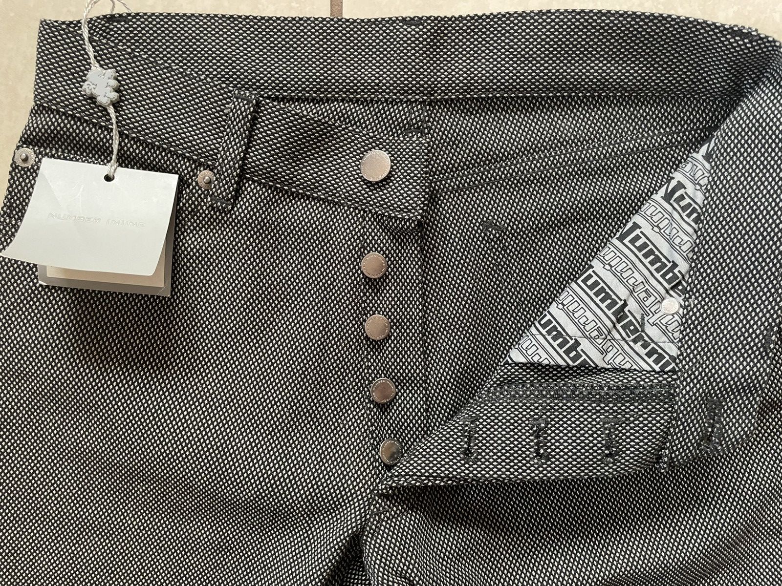 Number (N)ine SS00 “Extra Heavy” chain-mail skinny jeans