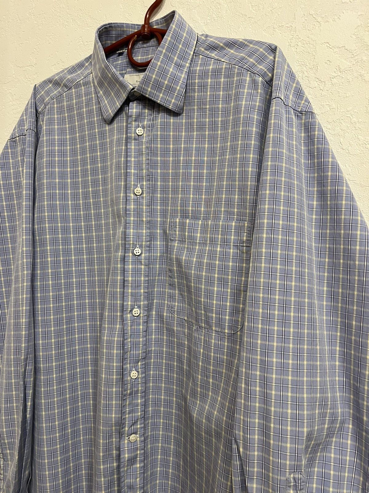 Ermenegildo Zegna Ermenegildo Zegna Button Up Shirt Size US L / EU 52-54 / 3 - 3 Thumbnail