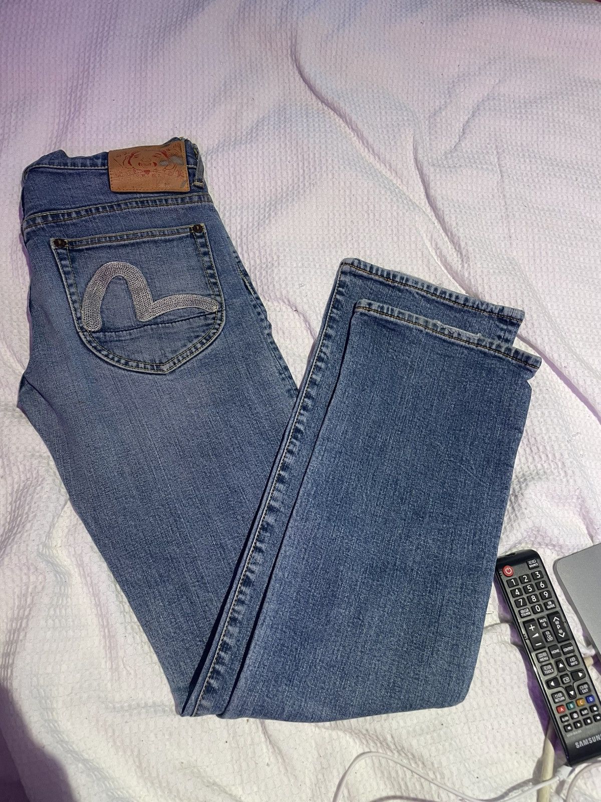 Evisu Embroidery Bootcut Jeans