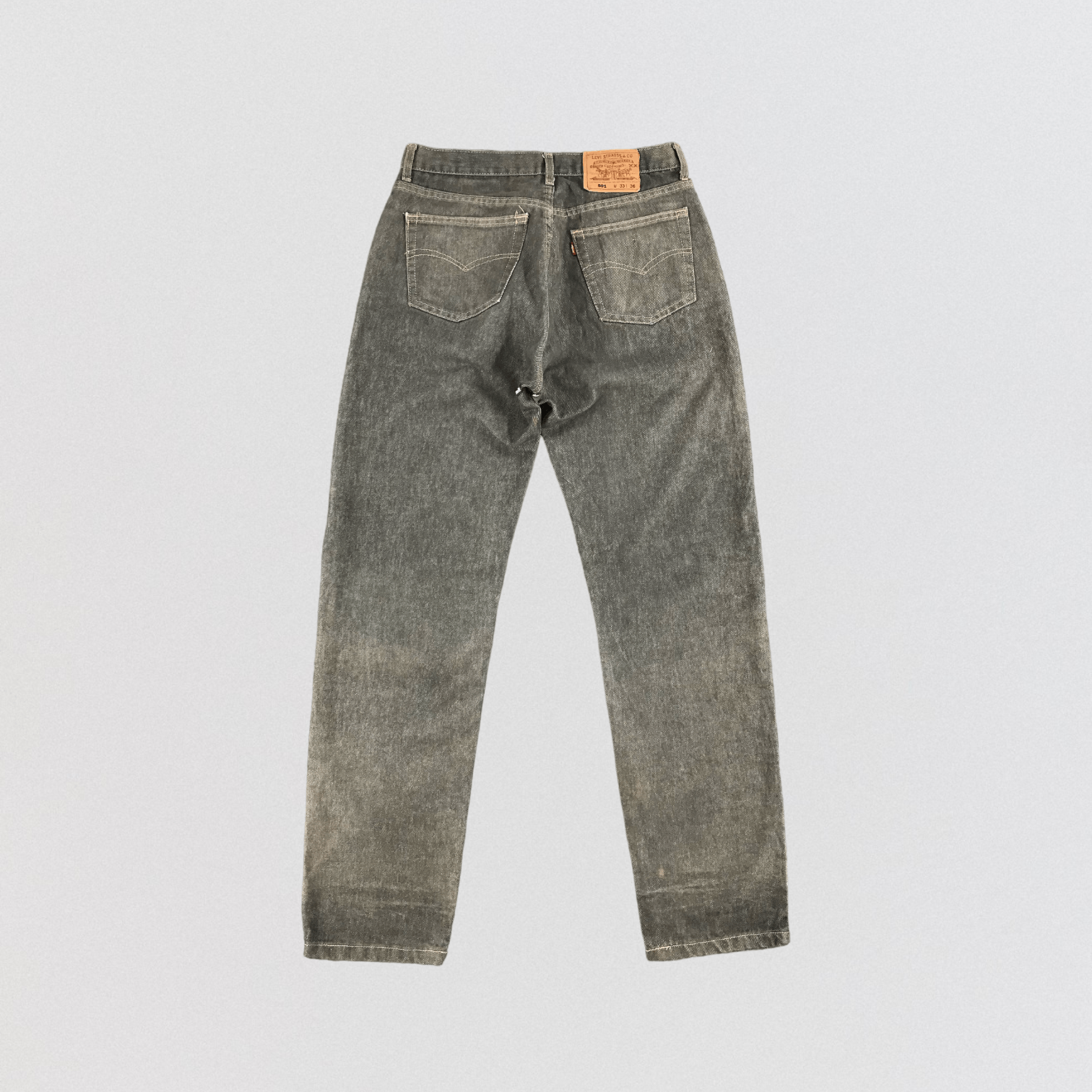 Levi's Vintage 90s Olive Levis 501 Jeans-JM1512 Size US 31 - 2 Thumbnail