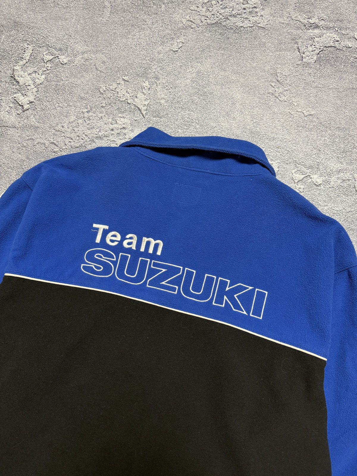 Vintage Suzuki Fleece Track Jacket Vintage