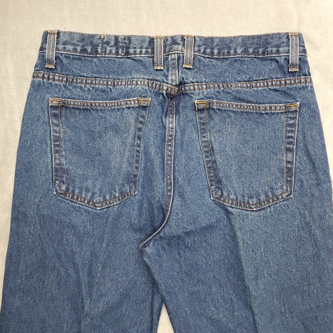 Vintage Red Head Jeans Mens 34x30 Blue Denim 100% Cotton Outdoor Classic Straight Leg Jeans Mens 34 Blue Western American Belt Loops 5-Pocket Design Size US 34 / EU 50 - 6 Thumbnail
