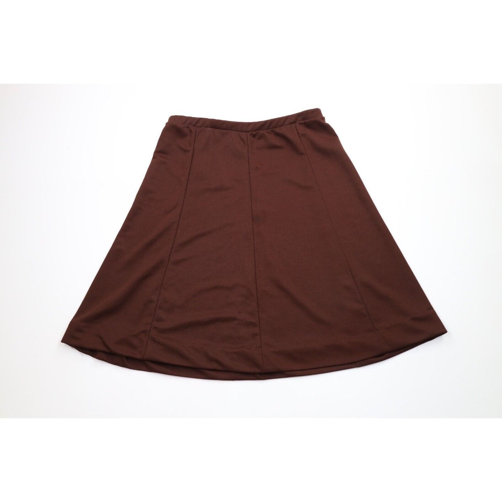 Vintage Vintage 70s Streetwear Distressed Blank Knit Skirt Size 38" / US 16 / IT 52 - 1 Thumbnail