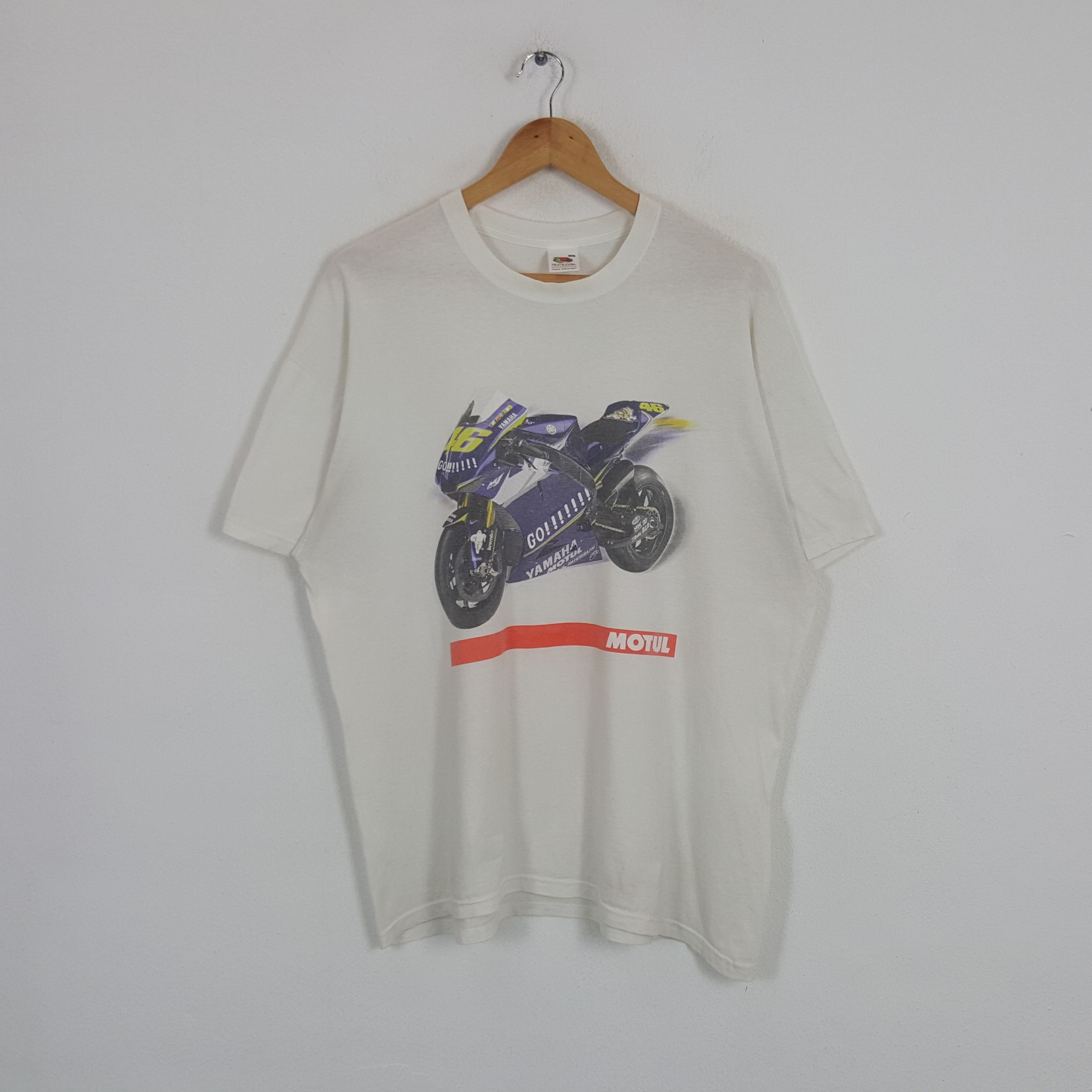 Vintage × Yamaha Vintage Motul Yamaha MotoGP Rossi 46 Racing Tshirt Size US XL / EU 56 / 4 - 1 Thumbnail