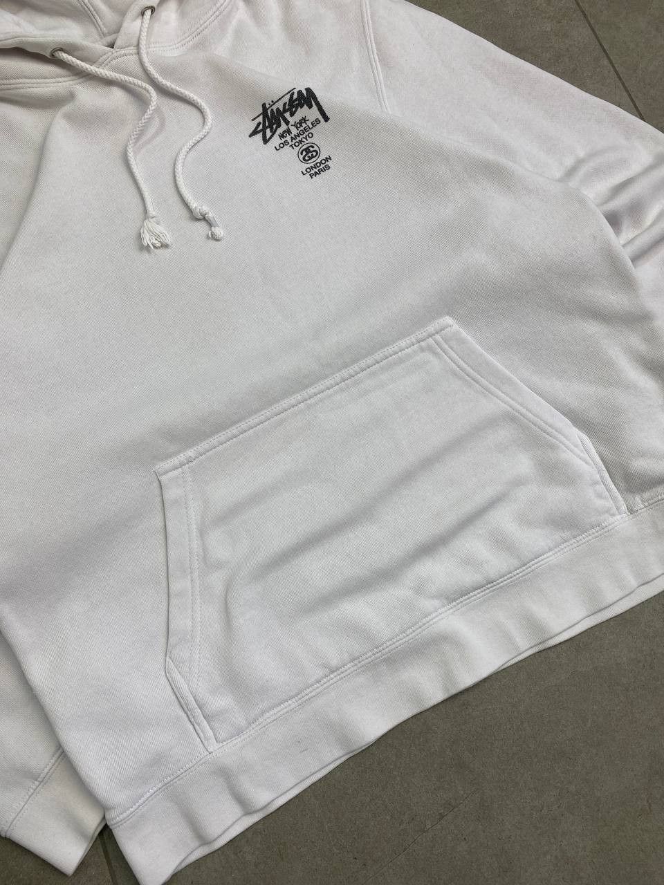 Stussy Vintage Stussy World Tour Big Logo Oversized Hoodie Size US S / EU 44-46 / 1 - 10 Thumbnail