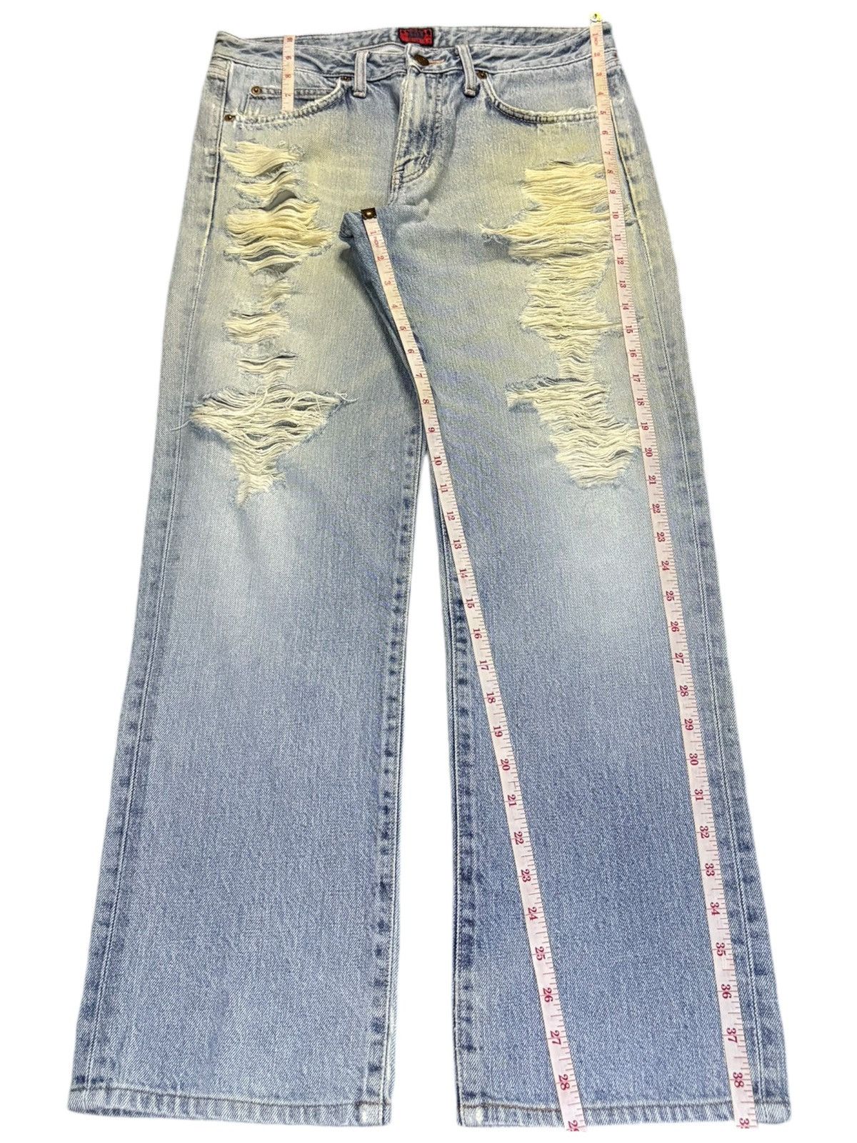 Edwin × Japanese Brand Vintage Japanese Edwin 503 Low Rize Mud Wash Loose Jeans Size US 32 / EU 48 - 13 Thumbnail