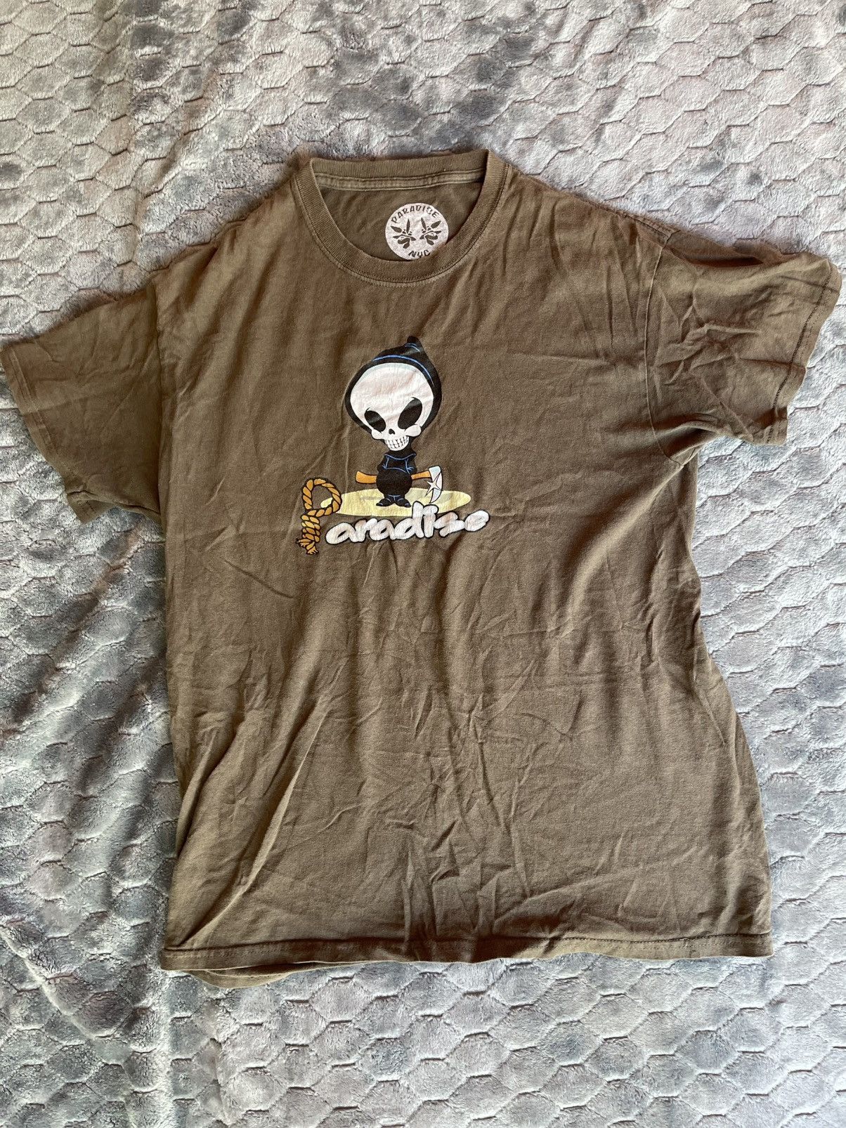 Paradise × Vintage Paradise Skeleton T-Shirt Green Size US M / EU 48-50 / 2 - 1 Thumbnail