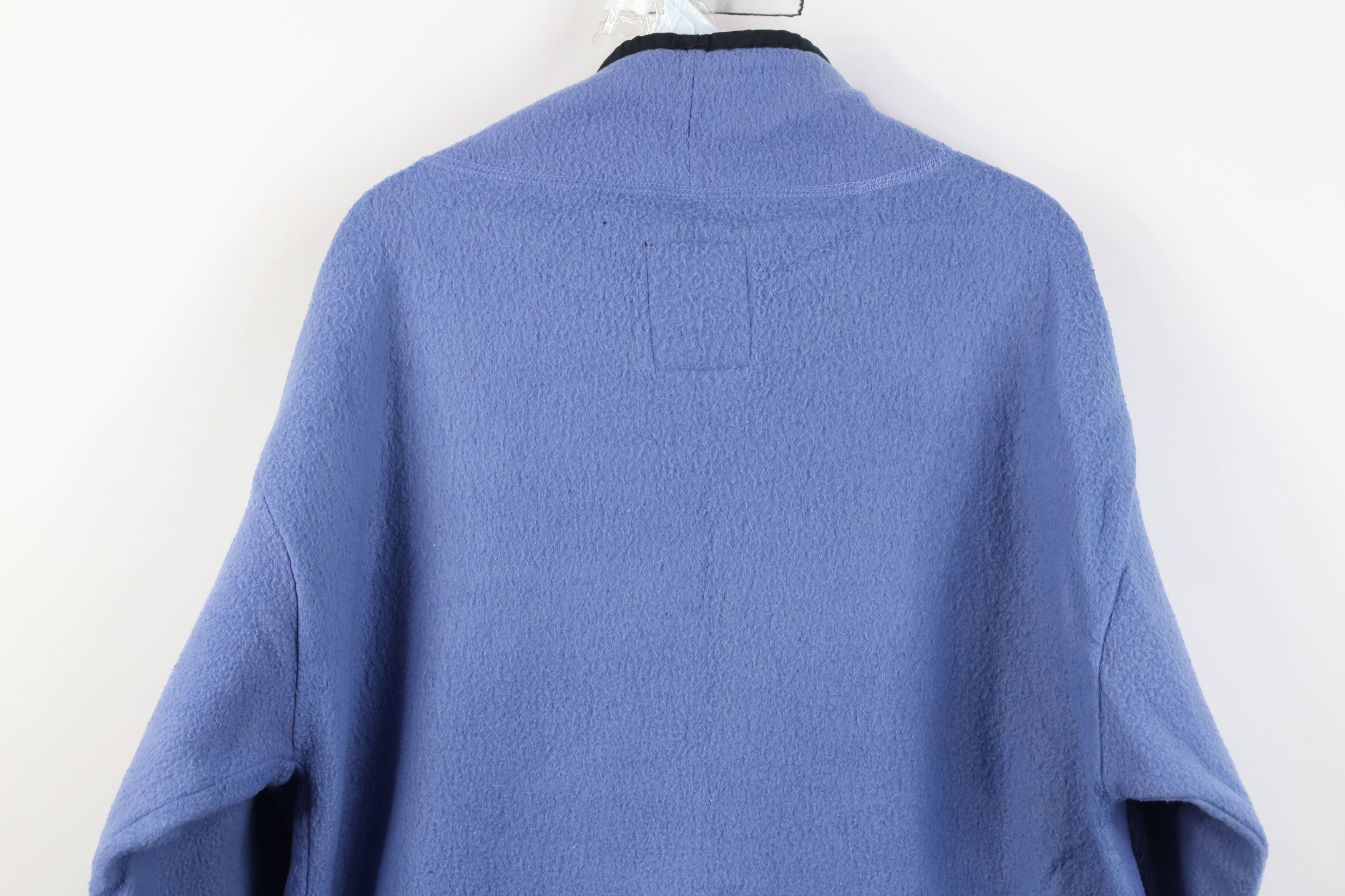 Vintage Vintage 90s Pro Spirit Babydoll Fleece Mock Neck Sweater Size M / US 6-8 / IT 42-44 - 13 Thumbnail