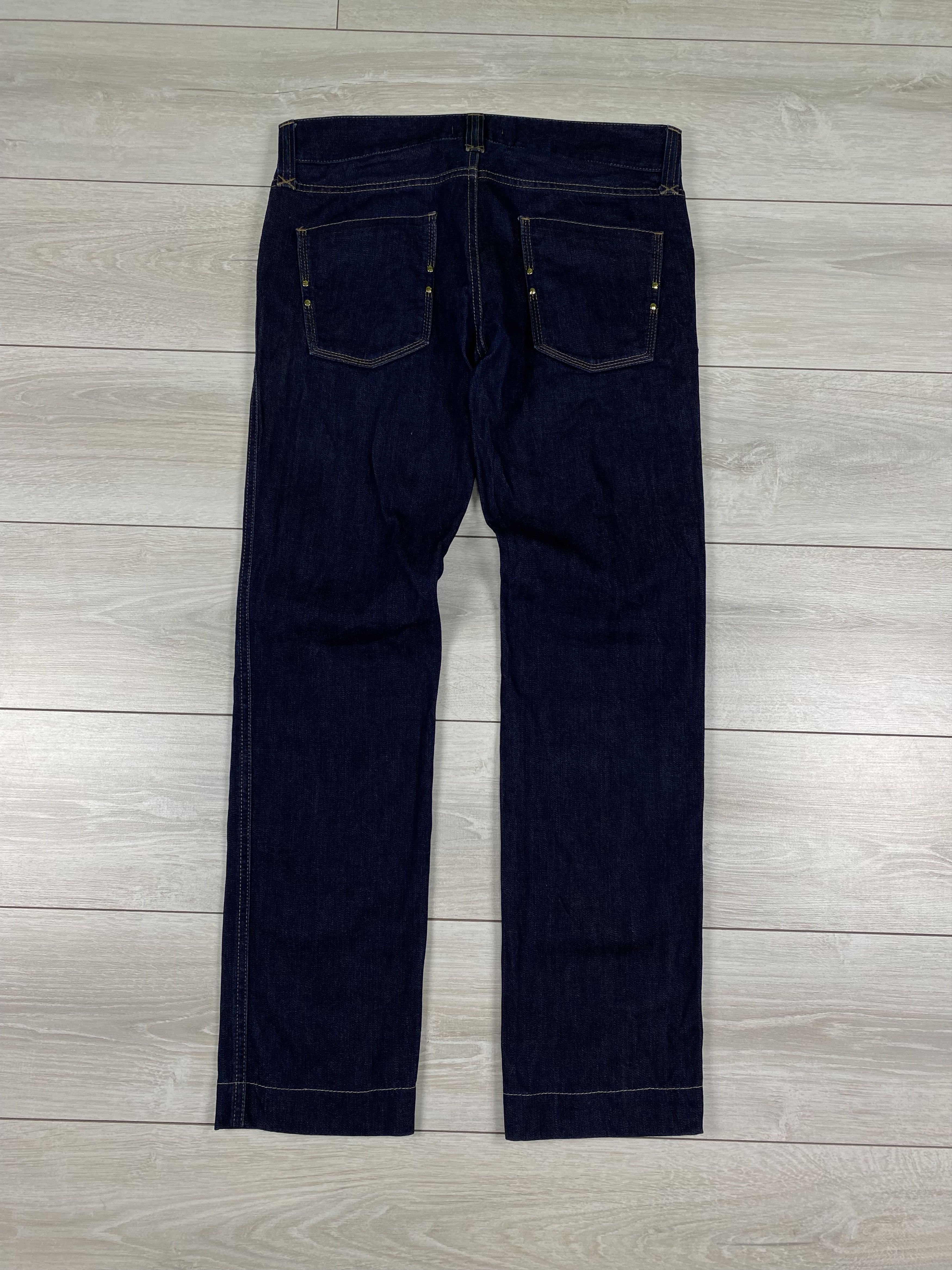 Dolce & Gabbana Rare Dolce & Gabbana 14 gold stright jeans size 48 Size US 32 / EU 48 - 8 Thumbnail
