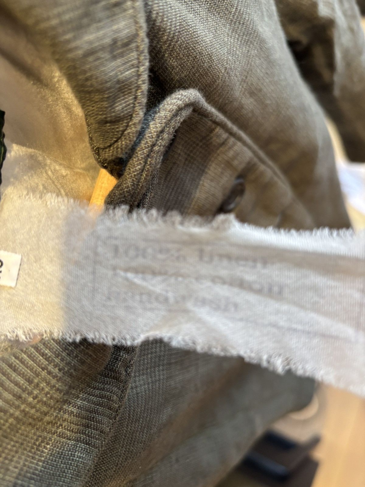 Paul Harnden Shoemakers Paul Harnden Linen Shawl Collar Jacket Size XS / US 0-2 / IT 36-38 - 4 Thumbnail