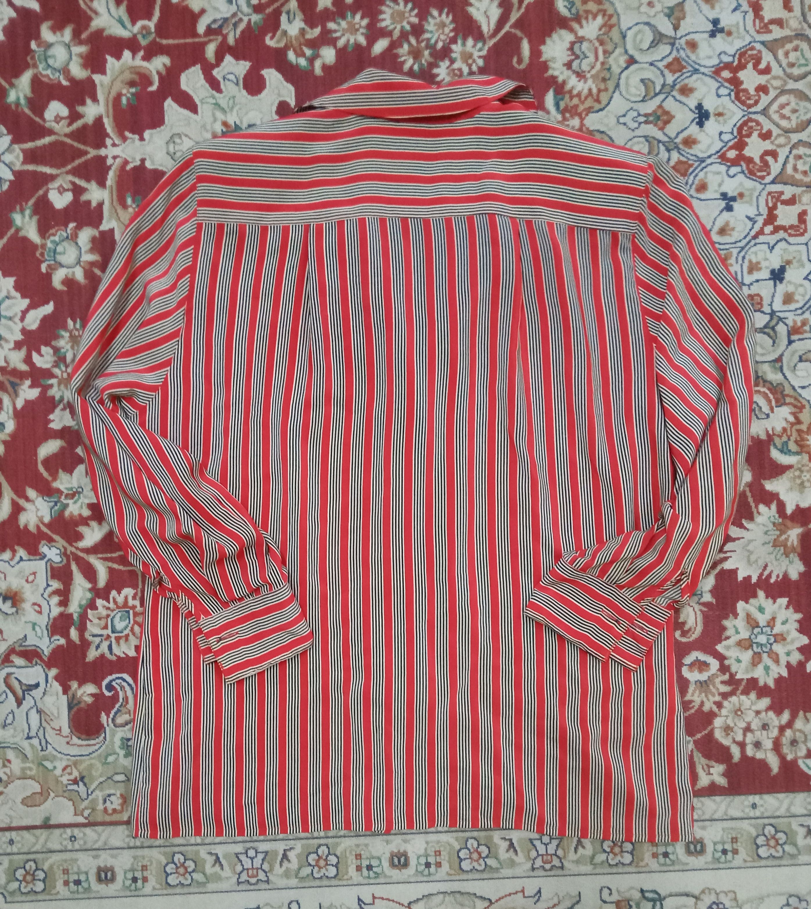 Dior × Vintage Vintage Dior Stripes Rare Button up/ Blouse Size M / US 6-8 / IT 42-44 - 2 Thumbnail