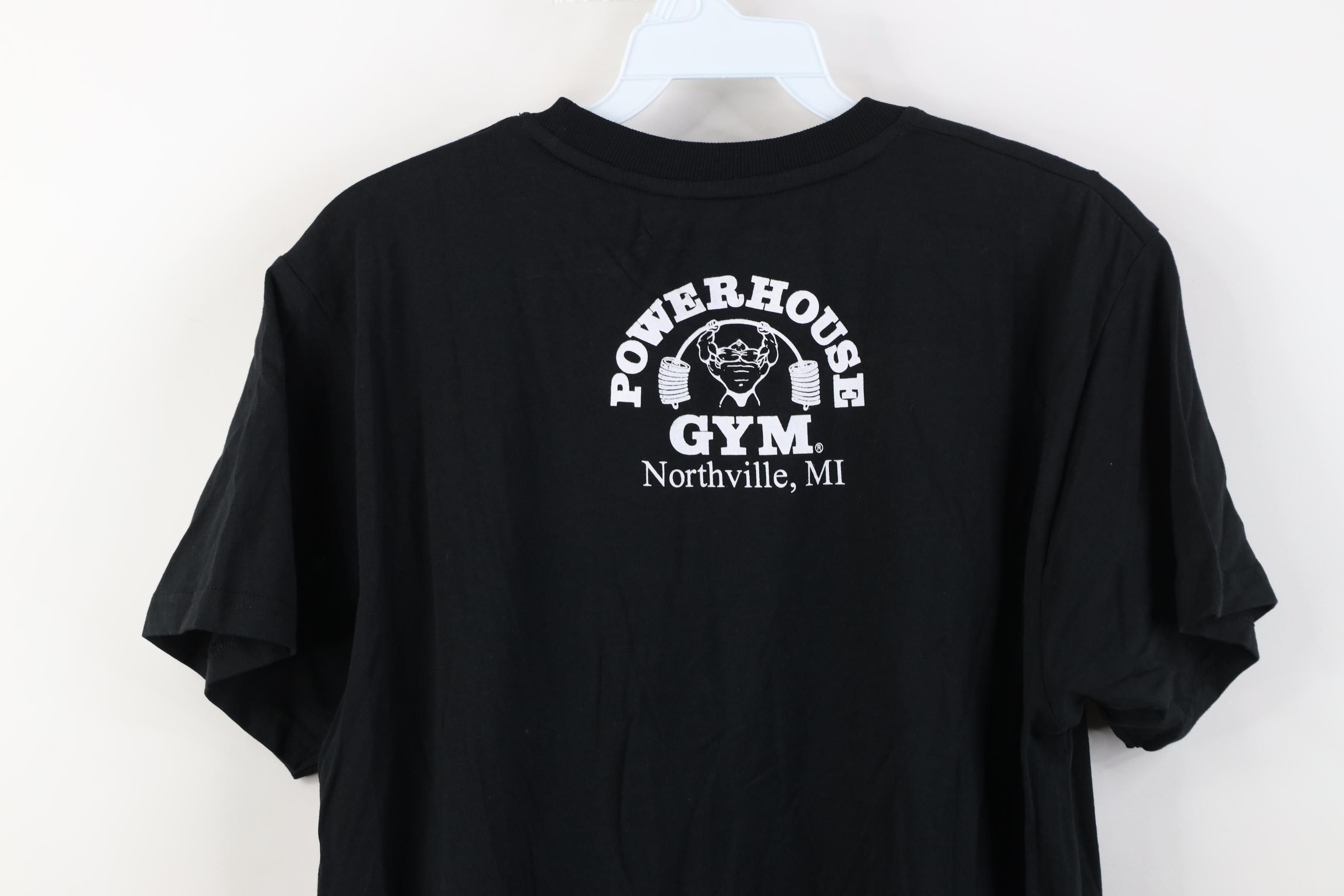 Vintage Deadstock Vintage Y2K Powerhouse Gym Bodybuilder T-Shirt Size US S / EU 44-46 / 1 - 13 Thumbnail