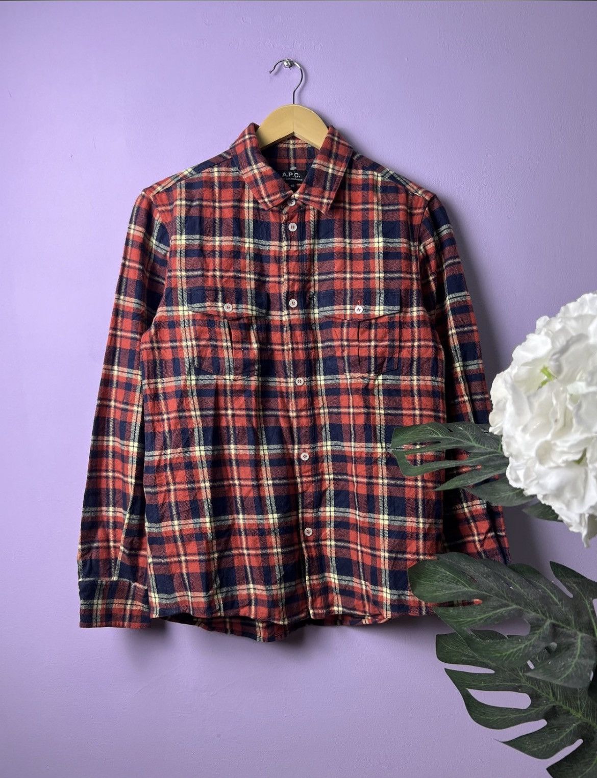 A.P.C. 🔥A.P.C Double Pockets Button Flannels Size US S / EU 44-46 / 1 - 2 Thumbnail
