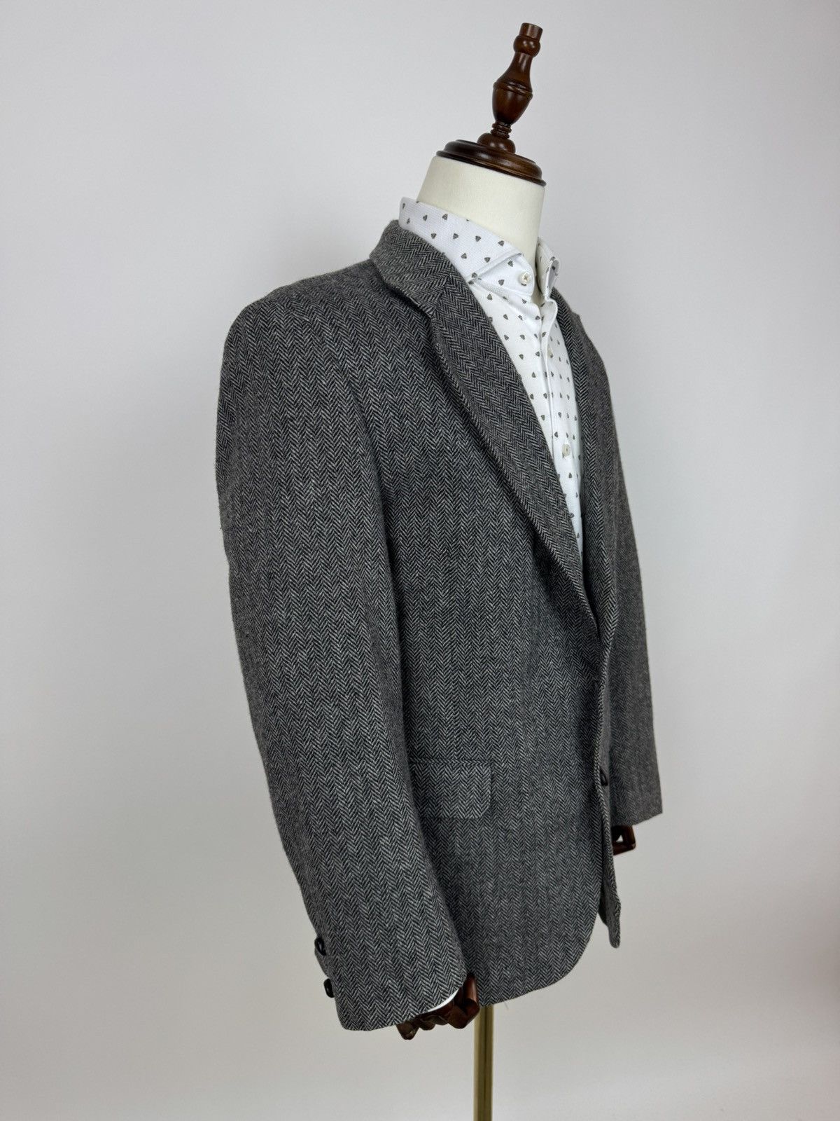 Other Branford & Taylor collection teeed herringbone blazer Size 52R - 4 Thumbnail