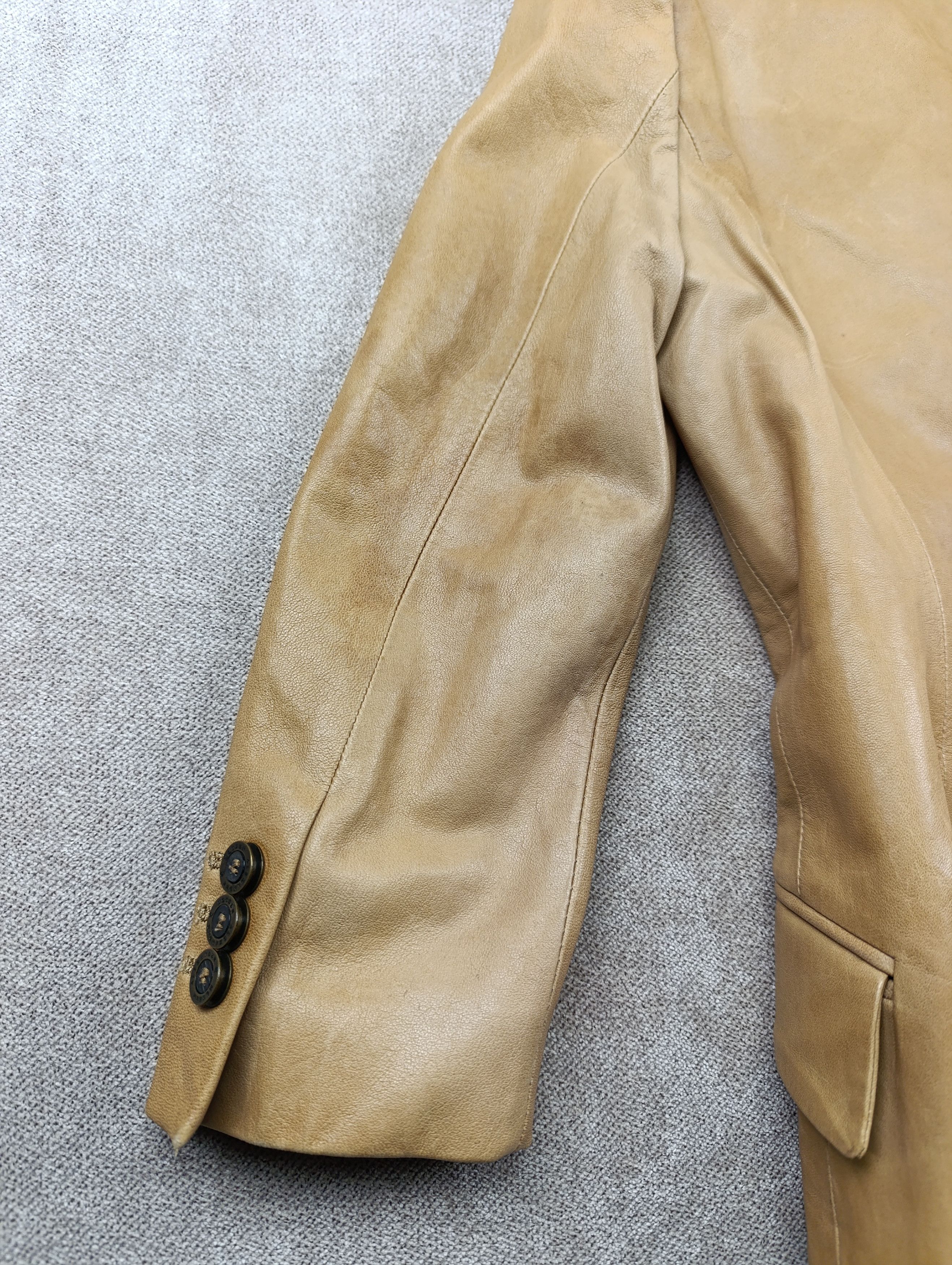 Alexander McQueen McQ Alexander McQueen Lamb Leather Blazer Jacket Size IT 40 Size S / US 4 / IT 40 - 15 Thumbnail