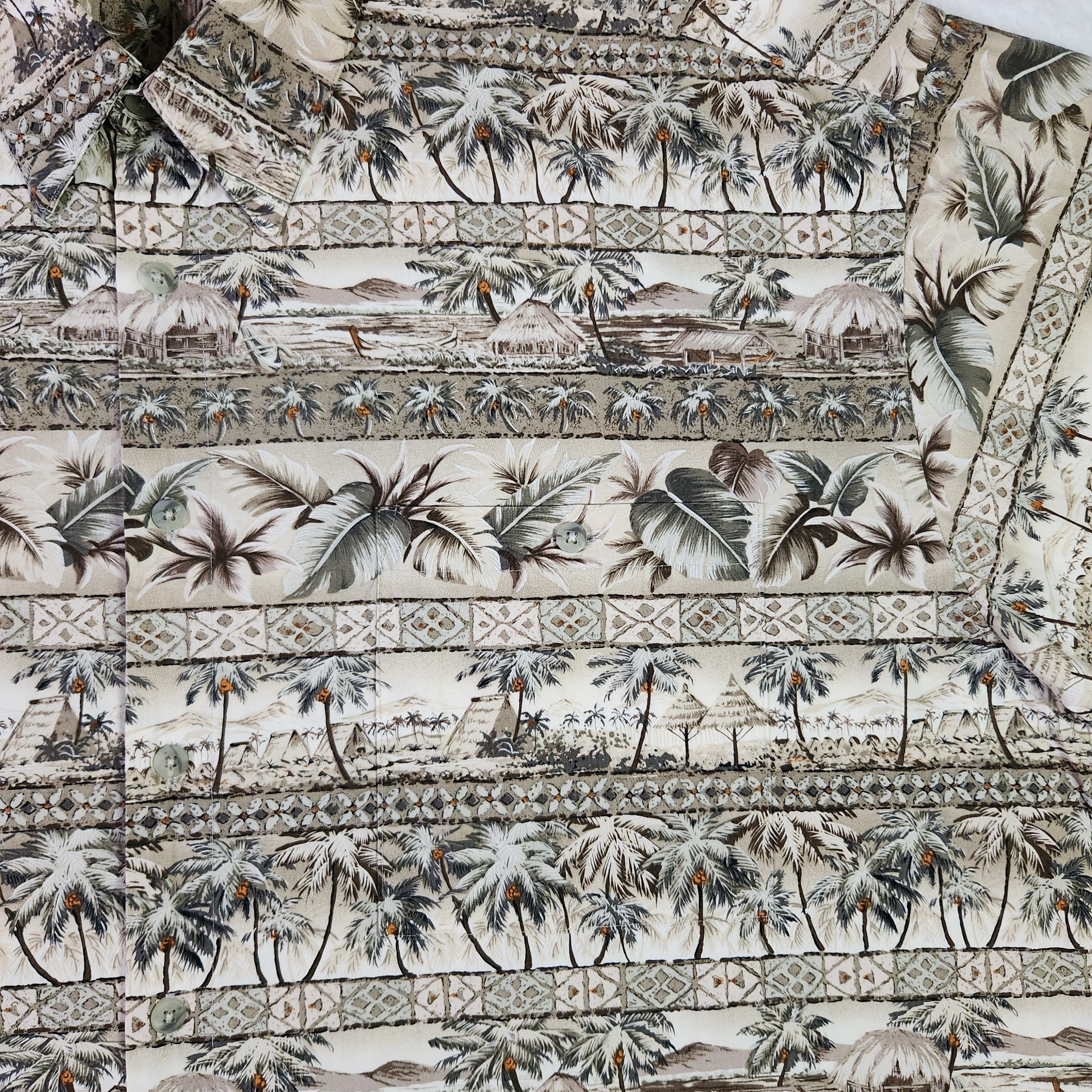 Pierre Cardin Pierre Cardin VINTAGE Hawaiian Shirt XXL Floral Short Sleeve Size US XXL / EU 58 / 5 - 3 Thumbnail