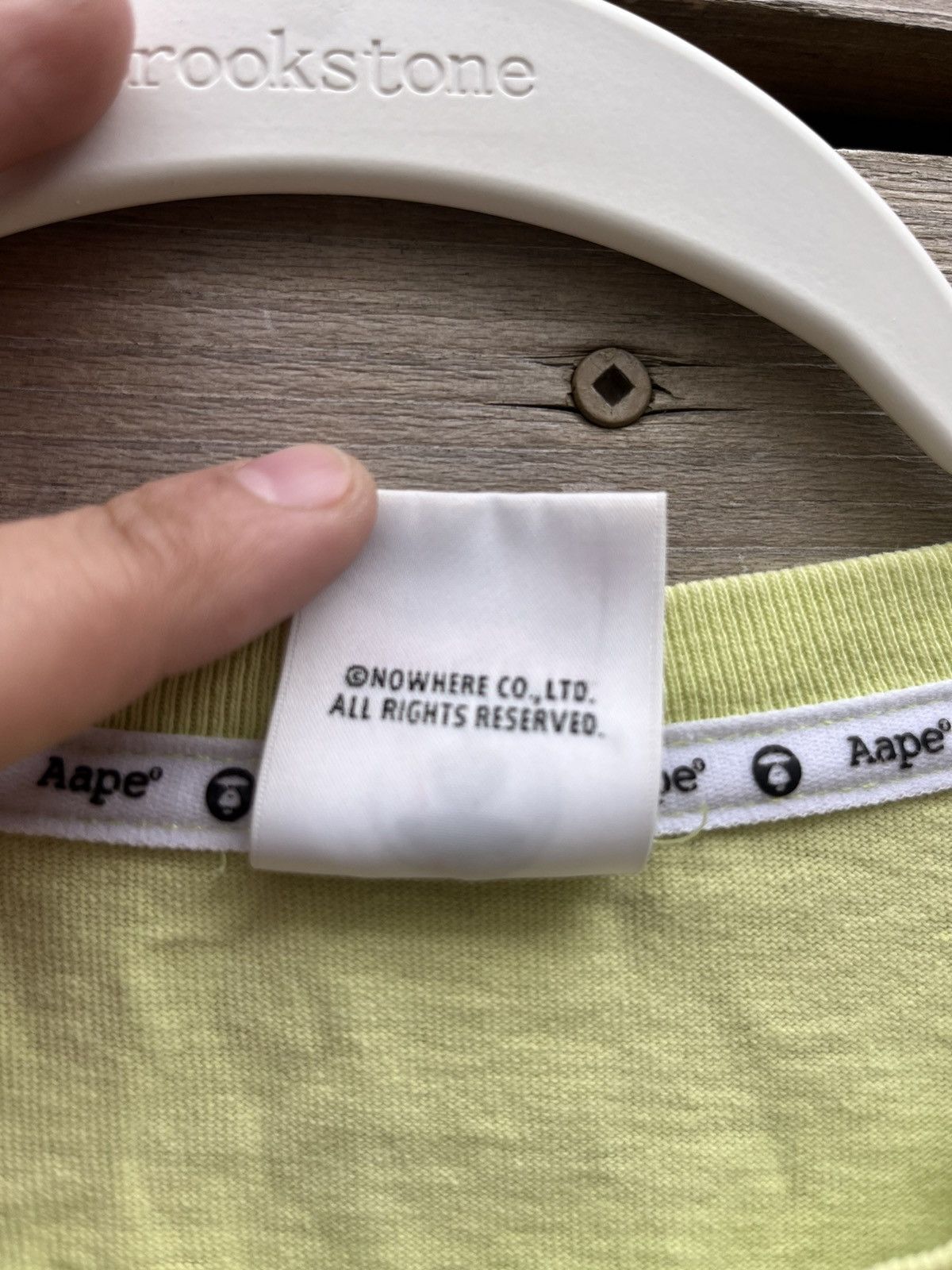 Aape × Bape Aape by a Bathing Ape Reflective Logo T-Shirt Tee Bape Size US M / EU 48-50 / 2 - 6 Thumbnail