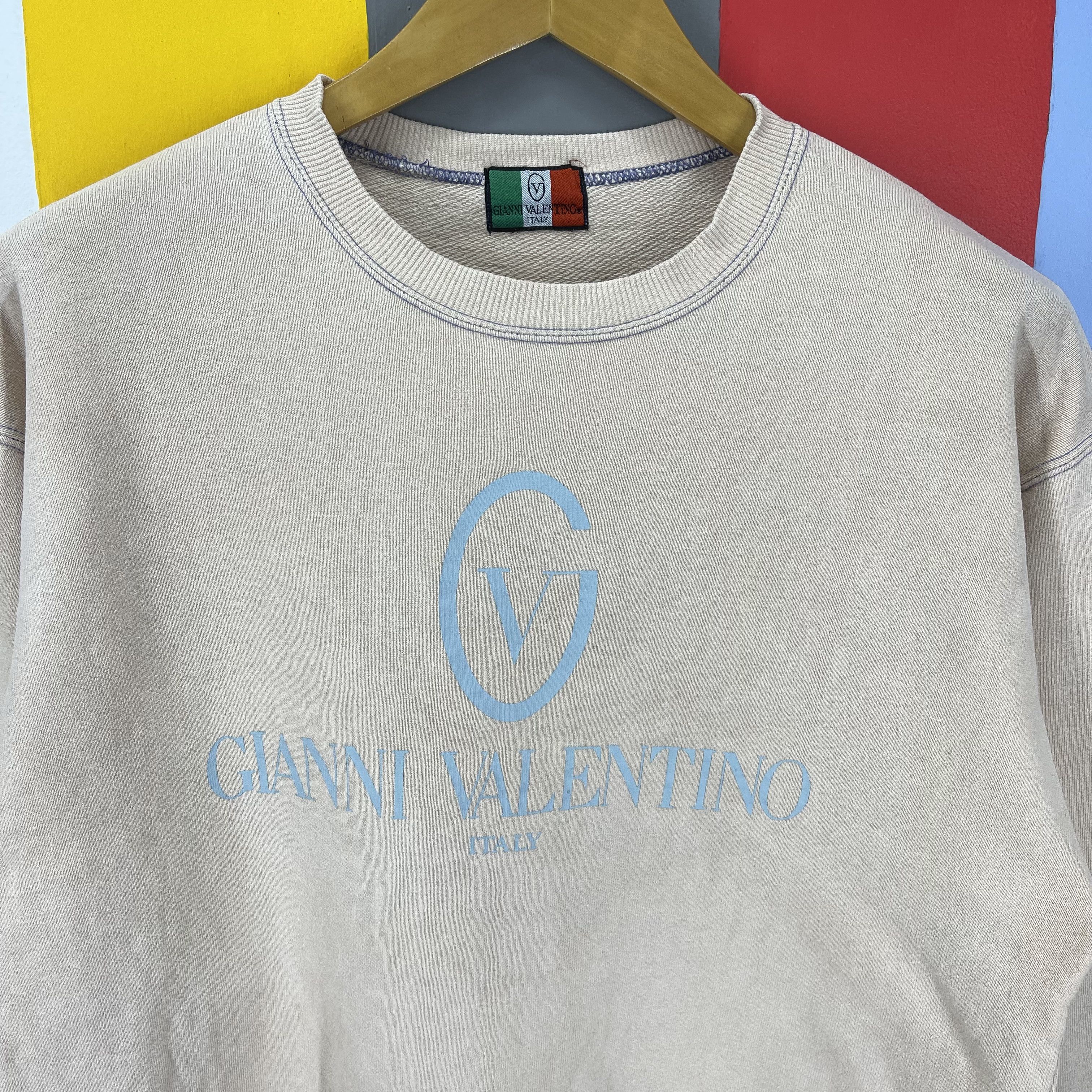 Gianni Valentino GIANNI VALENTINO Crew Neck Sweatshirt #1370/AV Size US M / EU 48-50 / 2 - 2 Thumbnail