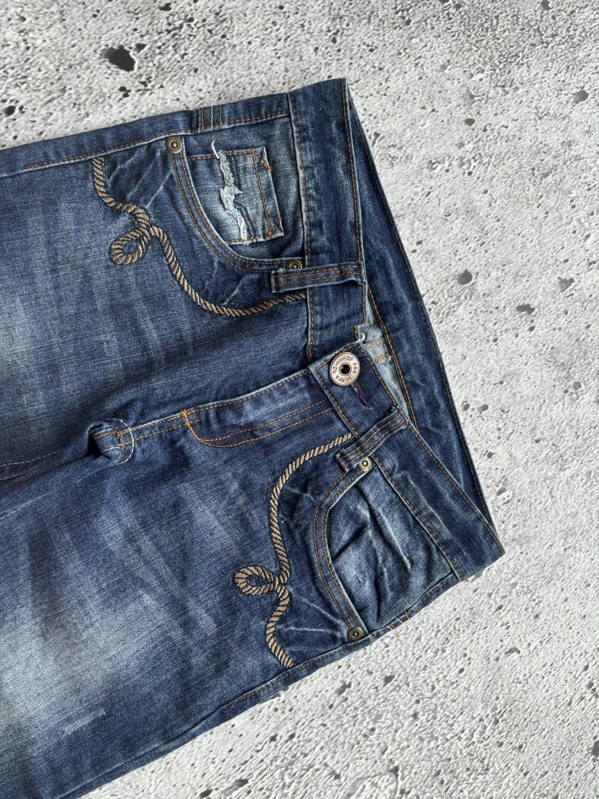 Hysteric Glamour Y2k Flare jeans latooku Tornado Mart style Size US 31 - 4 Thumbnail