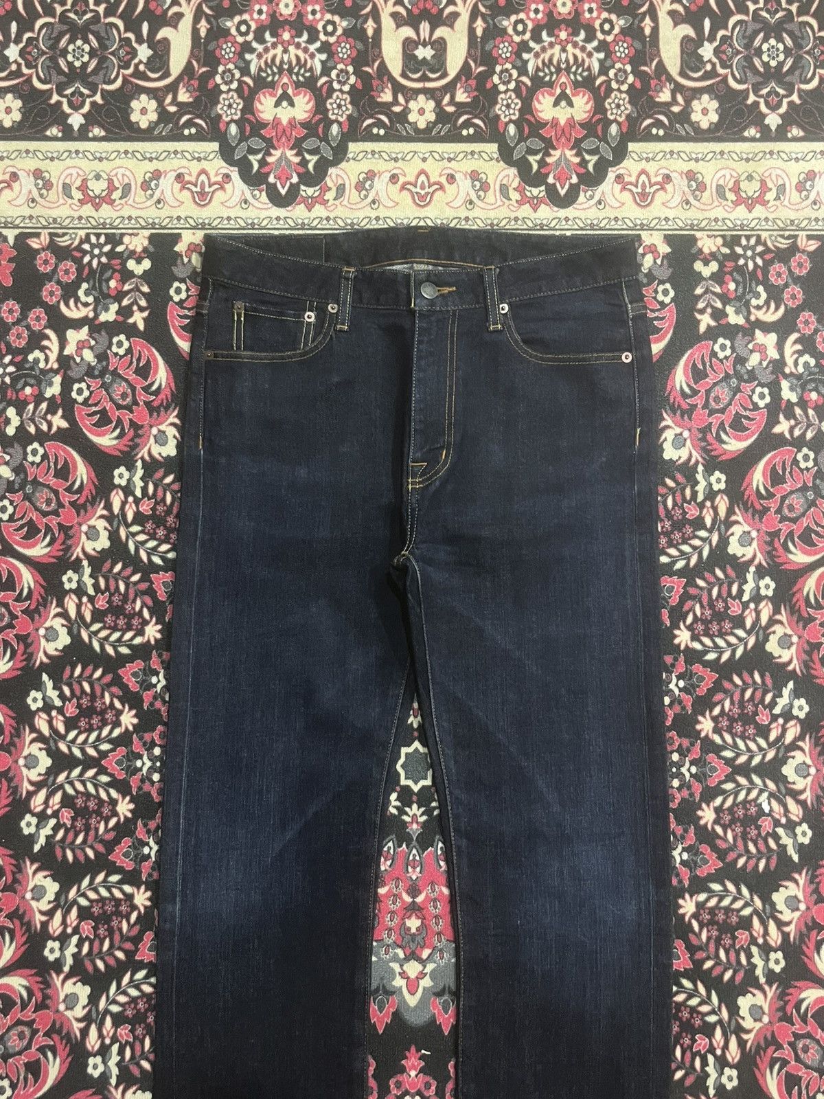 Vintage Vintage Japan Kurashiki “Betty Smith” Indigo Selvedge Jeans Size US 30 / EU 46 - 3 Thumbnail