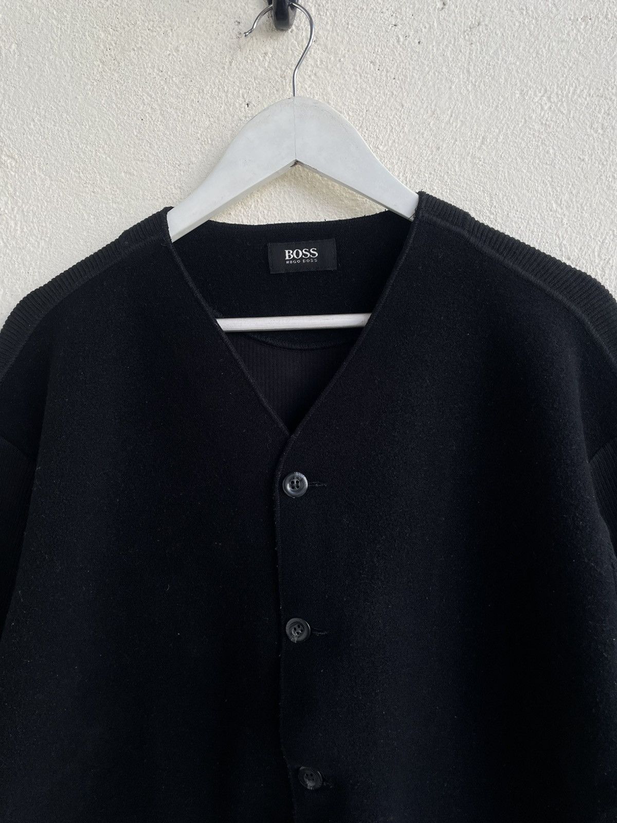 Yves Saint Laurent 2000s Boss Knitwear Cardigan Thermal Embroidery Y2K CDG YSL Size US XXL / EU 58 / 5 - 2 Thumbnail