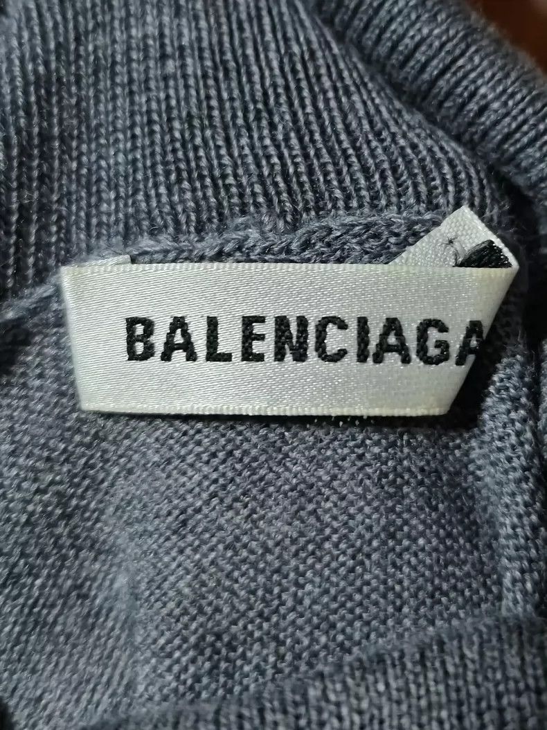 Balenciaga Balenciaga Double B wheat ear embroidery turtle neck Size US M / EU 48-50 / 2 - 5 Thumbnail