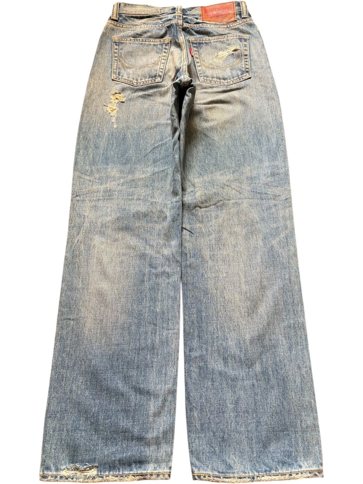 Ksubi Vintage Rodeo Crowns Rusty Wash Distressed Jeans Size 25" / US 0 / IT 36 - 2 Thumbnail
