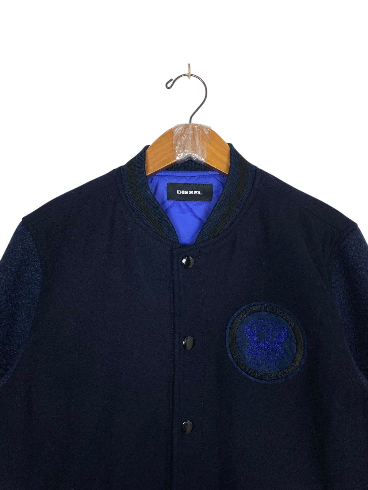 Diesel Rare‼️ Diesel Wool Varsity Bomber Jacket Size US M / EU 48-50 / 2 - 3 Thumbnail