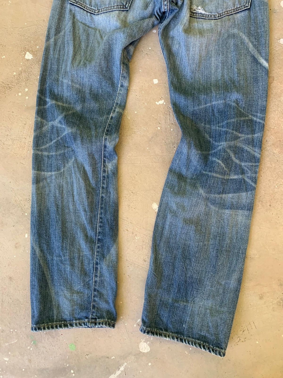 BEAUTY&YOUTH Beauty & Youth United Arrows Distressed Cinch Denim Size US 30 / EU 46 - 12 Thumbnail