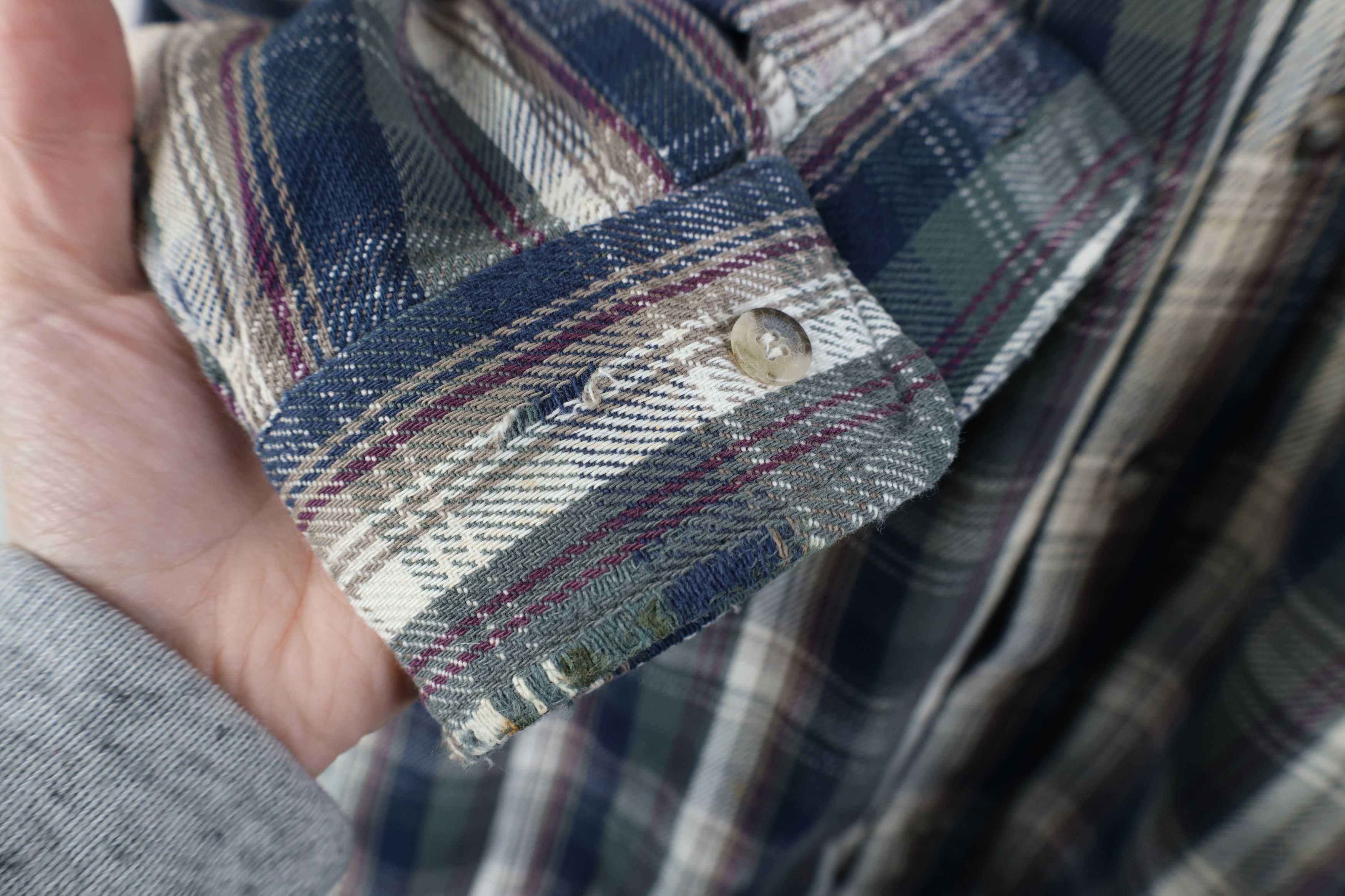 Vintage Vintage 90s OshKosh B'Gosh Heavy Flannel Button Down Shirt Size US XXL / EU 58 / 5 - 8 Thumbnail