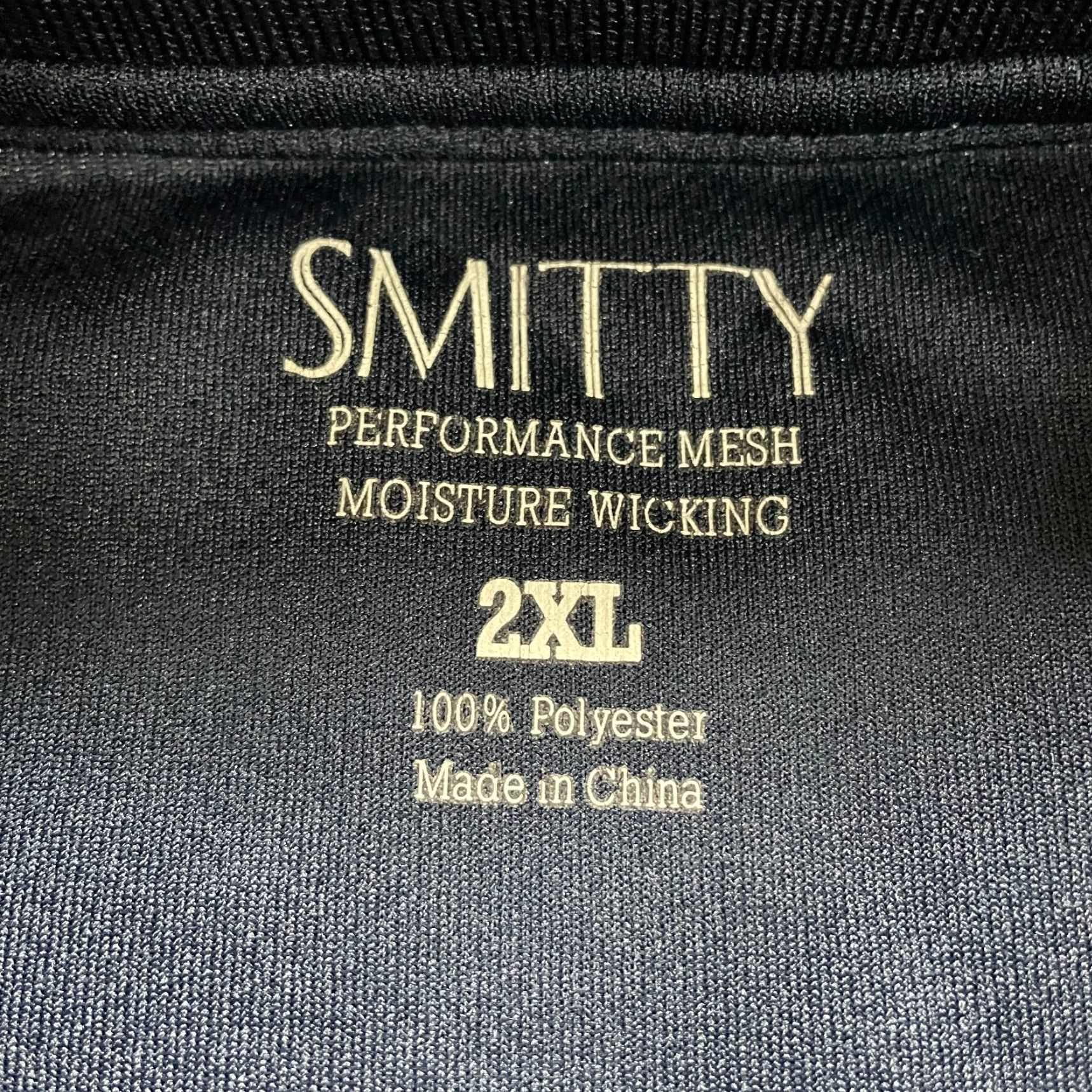 Vintage Smitty Polo Shirt Mens 2XL Navy Blue Short Sleeve Moisture Wicking Jersey Golf Activewear Shirt Size US XXL / EU 58 / 5 - 4 Thumbnail