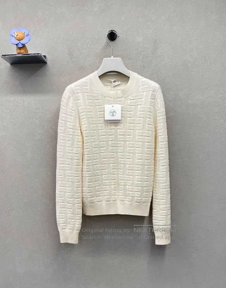 Hermes Hermes Beige Sweater Size XS / US 0-2 / IT 36-38 - 1 Thumbnail